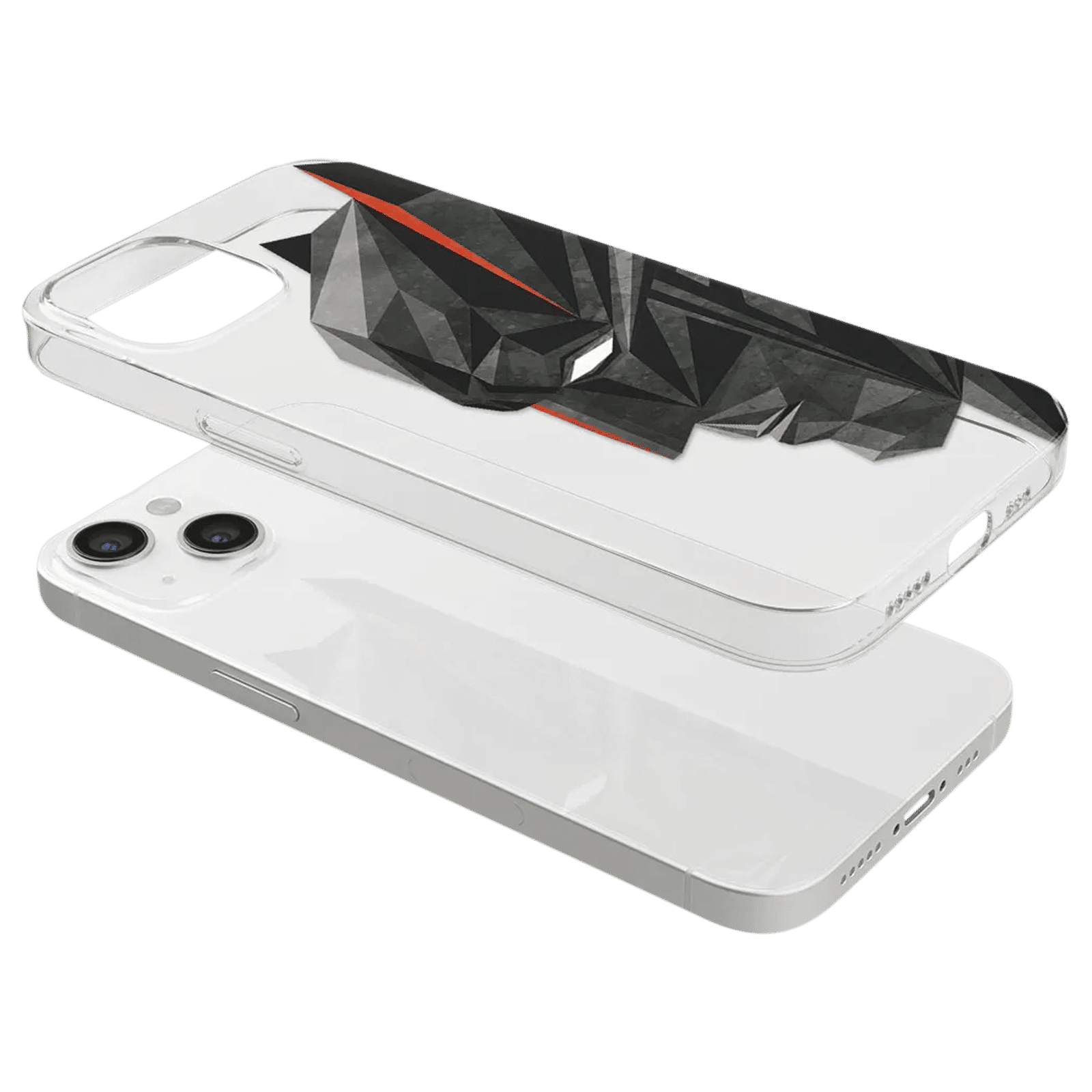 Macmerise Batman Geometric Liquid Silicone Back Cover for Apple iPhone 14 Plus (Supports Wireless Charging, Multi Color)_8