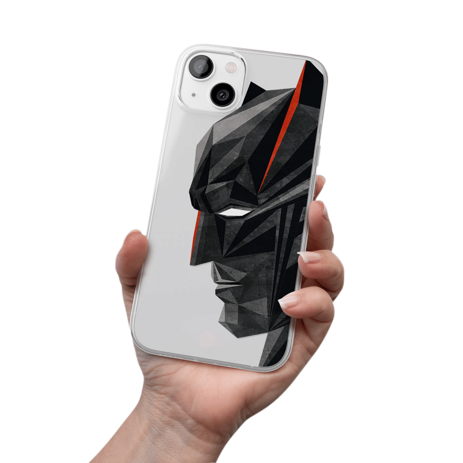 Macmerise Batman Geometric Liquid Silicone Back Cover for Apple iPhone 14 Plus (Supports Wireless Charging, Multi Color)_5