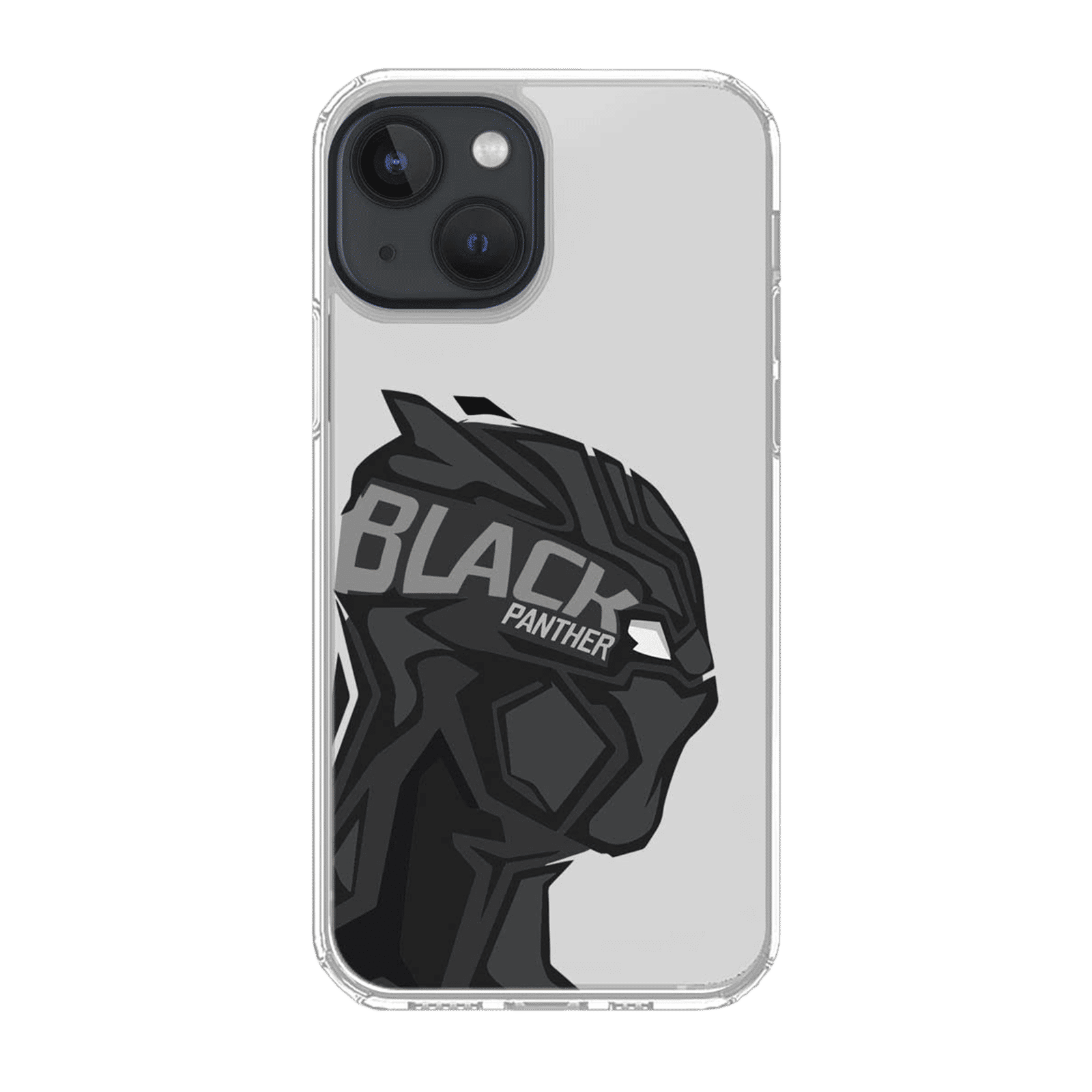 Macmerise Black Panther Art Silicone Back Cover for Apple iPhone 14 (Supports Wireless Charging, Multi Color)_10