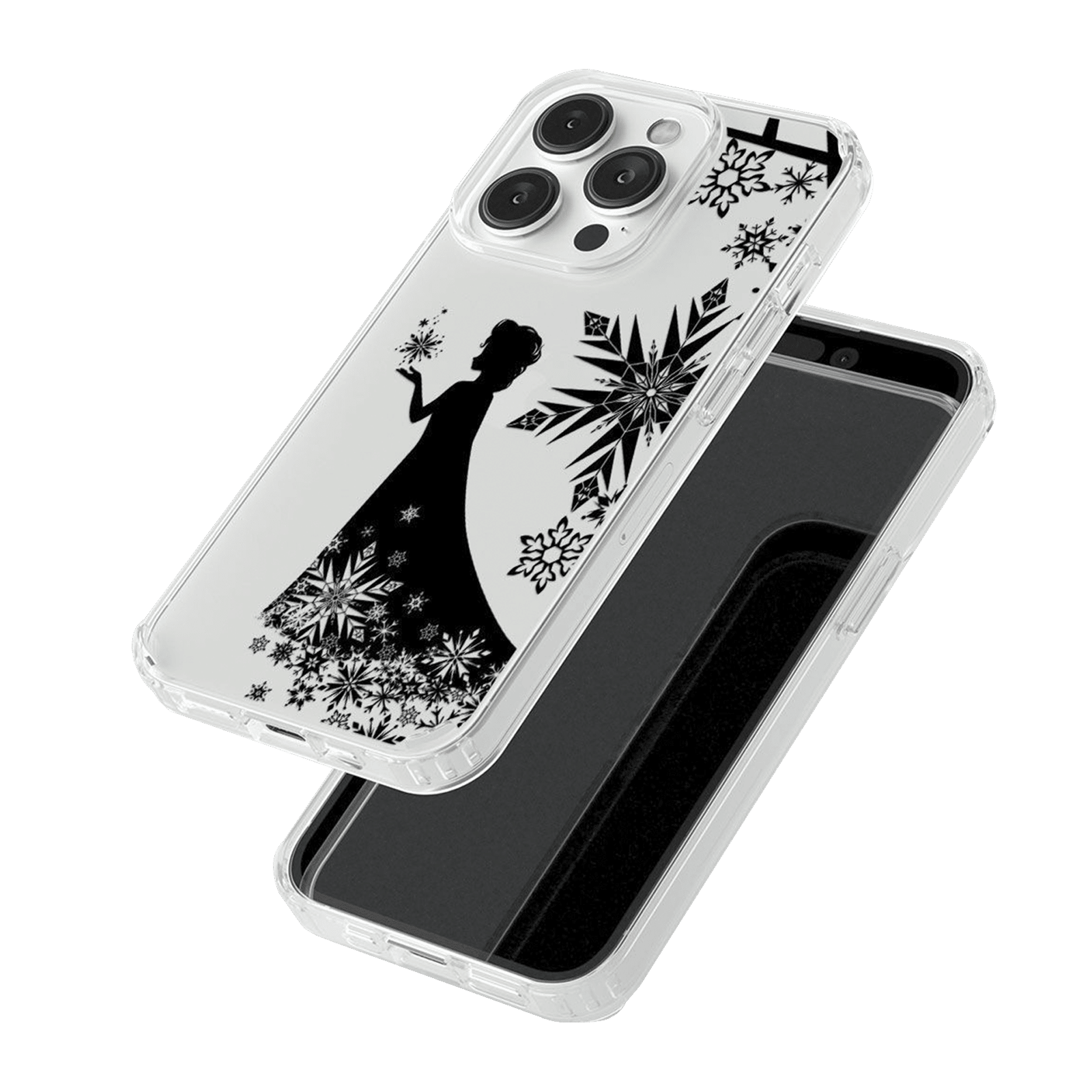 Macmerise Elsa Silhouette Silicone Back Cover for Apple iPhone 14 Pro Max (Supports Wireless Charging, Multi Color)_6