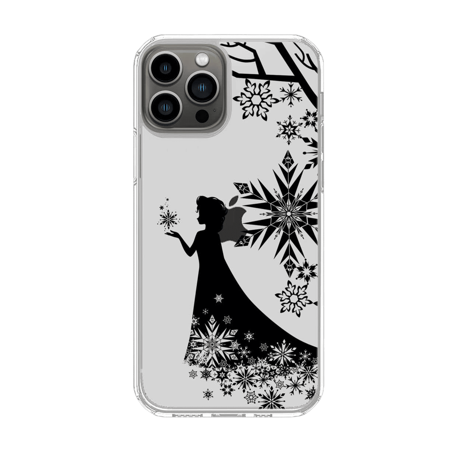 Macmerise Elsa Silhouette Silicone Back Cover for Apple iPhone 14 Pro (Supports Wireless Charging, Multi Color) Macmerise Elsa Silhouette Silicone Back Cover for Apple iPhone 14 Pro (Supports Wireless Charging, Multi Color)_1