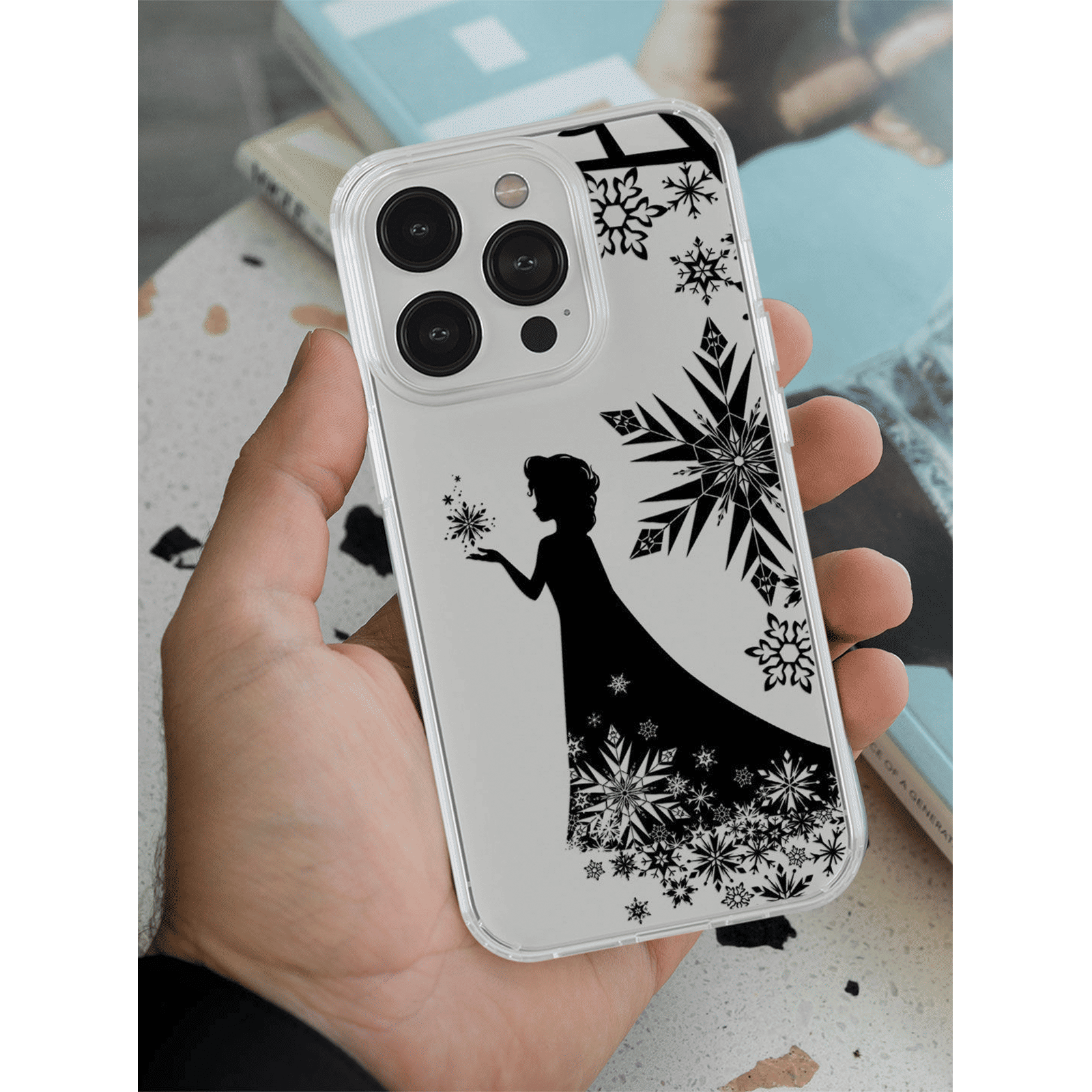 Macmerise Elsa Silhouette Silicone Back Cover for Apple iPhone 14 Pro (Supports Wireless Charging, Multi Color) Macmerise Elsa Silhouette Silicone Back Cover for Apple iPhone 14 Pro (Supports Wireless Charging, Multi Color)_8