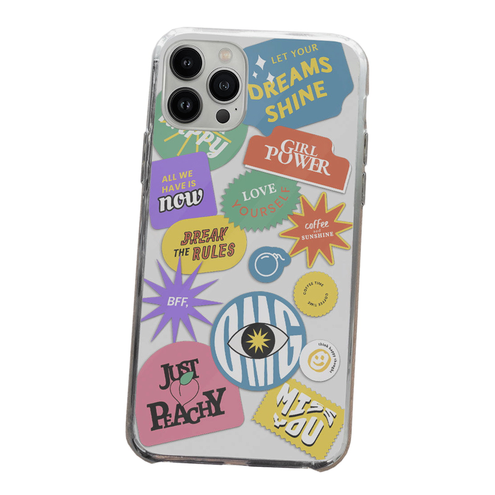 Macmerise SK Sassy Girl Silicone Back Cover for Apple iPhone 14 Pro (Supports Wireless Charging, Multi Color)_10
