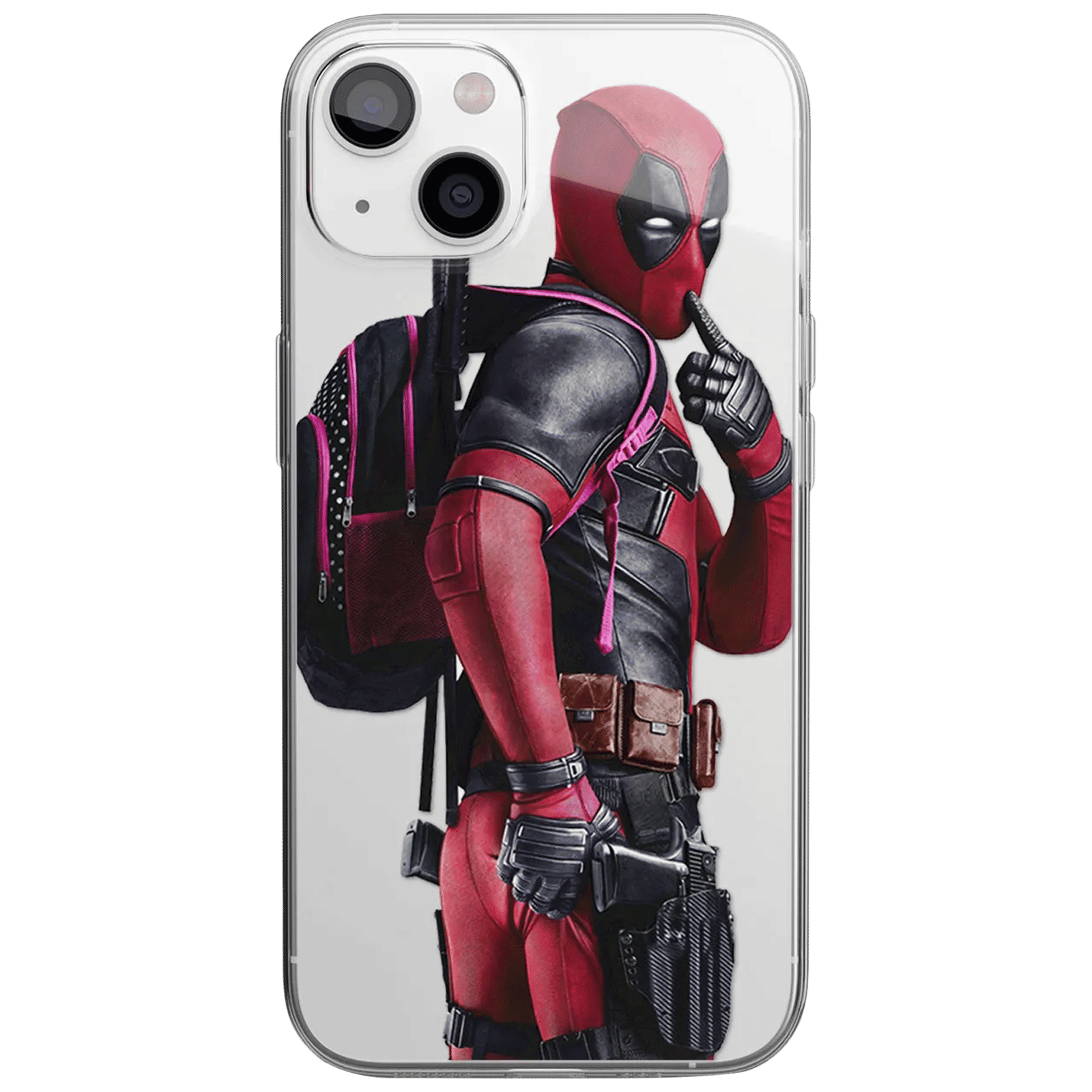 Macmerise Smart Ass Deadpool Silicone Back Cover for Apple iPhone 14 (Supports Wireless Charging, Multi Color) Macmerise Smart Ass Deadpool Silicone Back Cover for Apple iPhone 14 (Supports Wireless Charging, Multi Color)_3