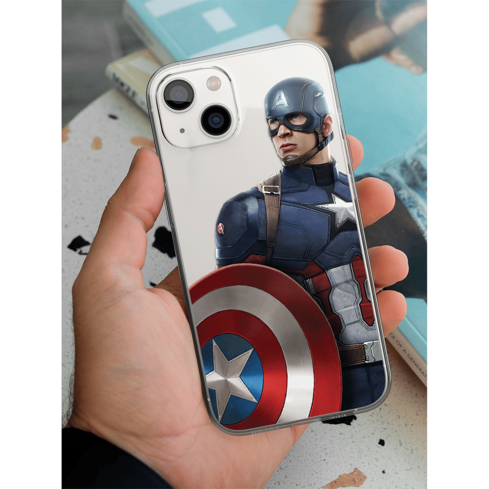 Macmerise Team Blue Captain Silicone Back Cover for Apple iPhone 14 Plus (Supports Wireless Charging, Multi Color) Macmerise Team Blue Captain Silicone Back Cover for Apple iPhone 14 Plus (Supports Wireless Charging, Multi Color)_4