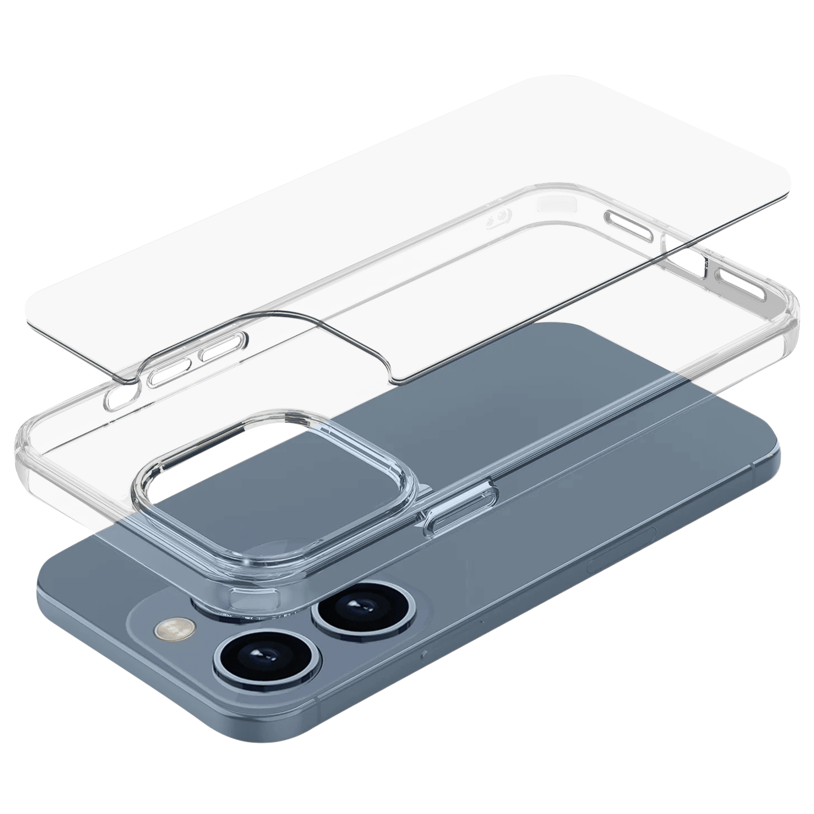 GRIPP Hard Polycarbonate & TPU Back Cover for Apple iPhone 14 Pro Max (Drop Hybrid Protection, Transparent)_4