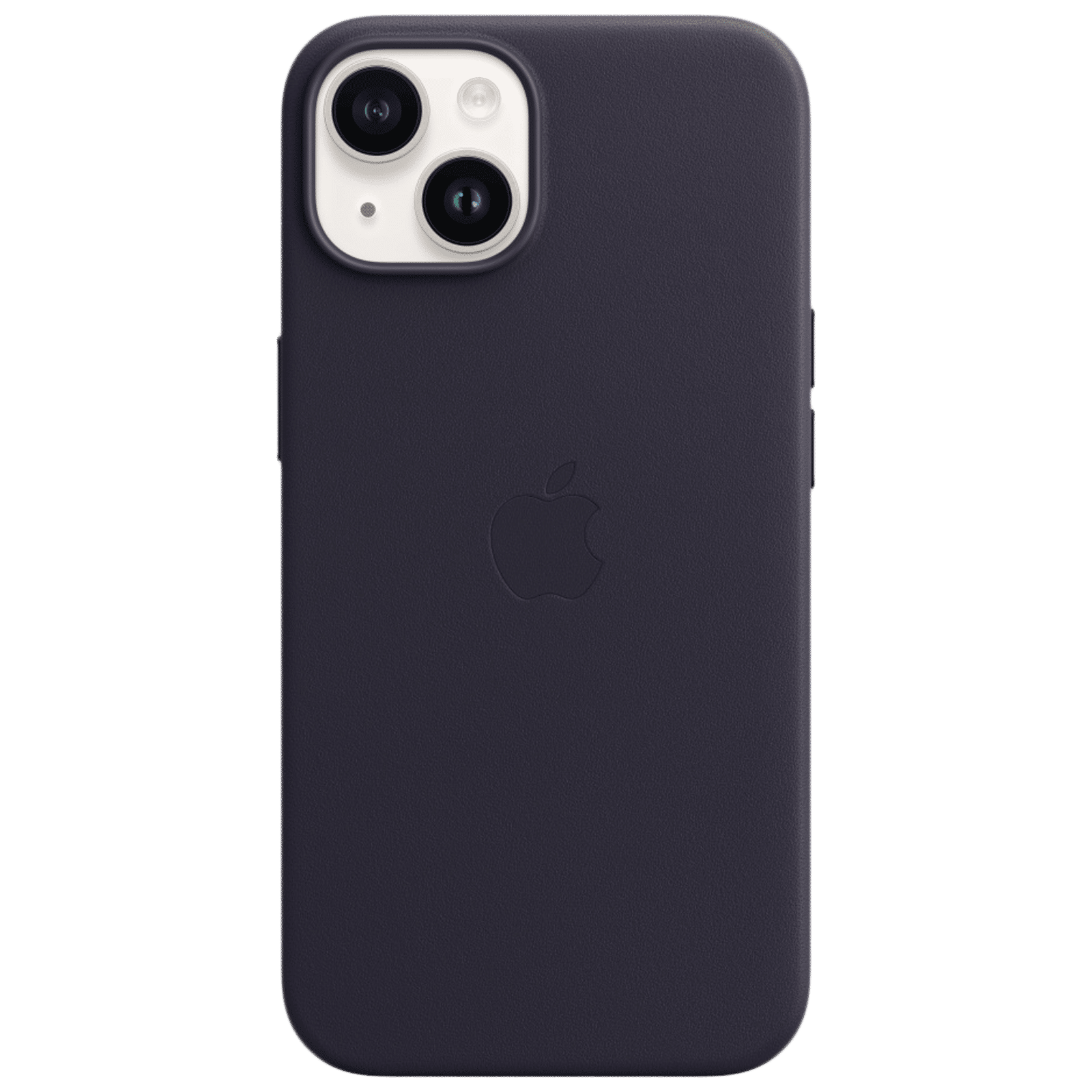 Apple Soft Leather Back Cover for Apple iPhone 14 (MagSafe Charging Support, Ink) Apple Soft Leather Back Cover for Apple iPhone 14 (MagSafe Charging Support, Ink)_1