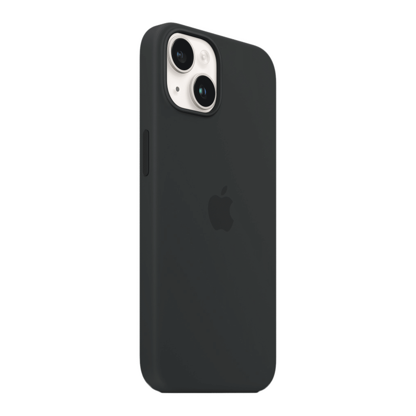 Apple Soft Silicone Back Cover for Apple iPhone 14 (MagSafe Charging Support, Midnight)_2