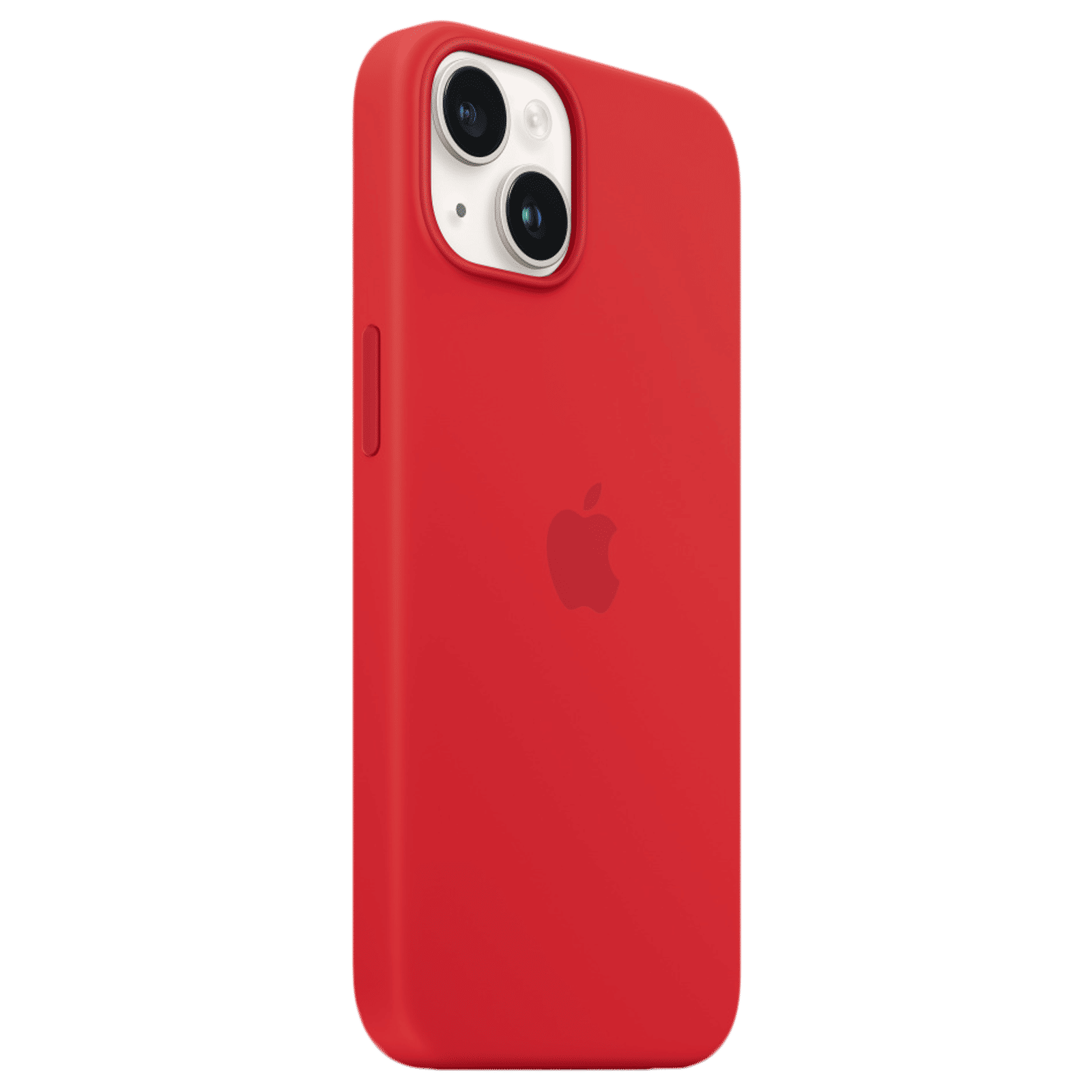 Apple Soft Silicone Back Cover for Apple iPhone 14 (MagSafe Charging Support, Red)_2