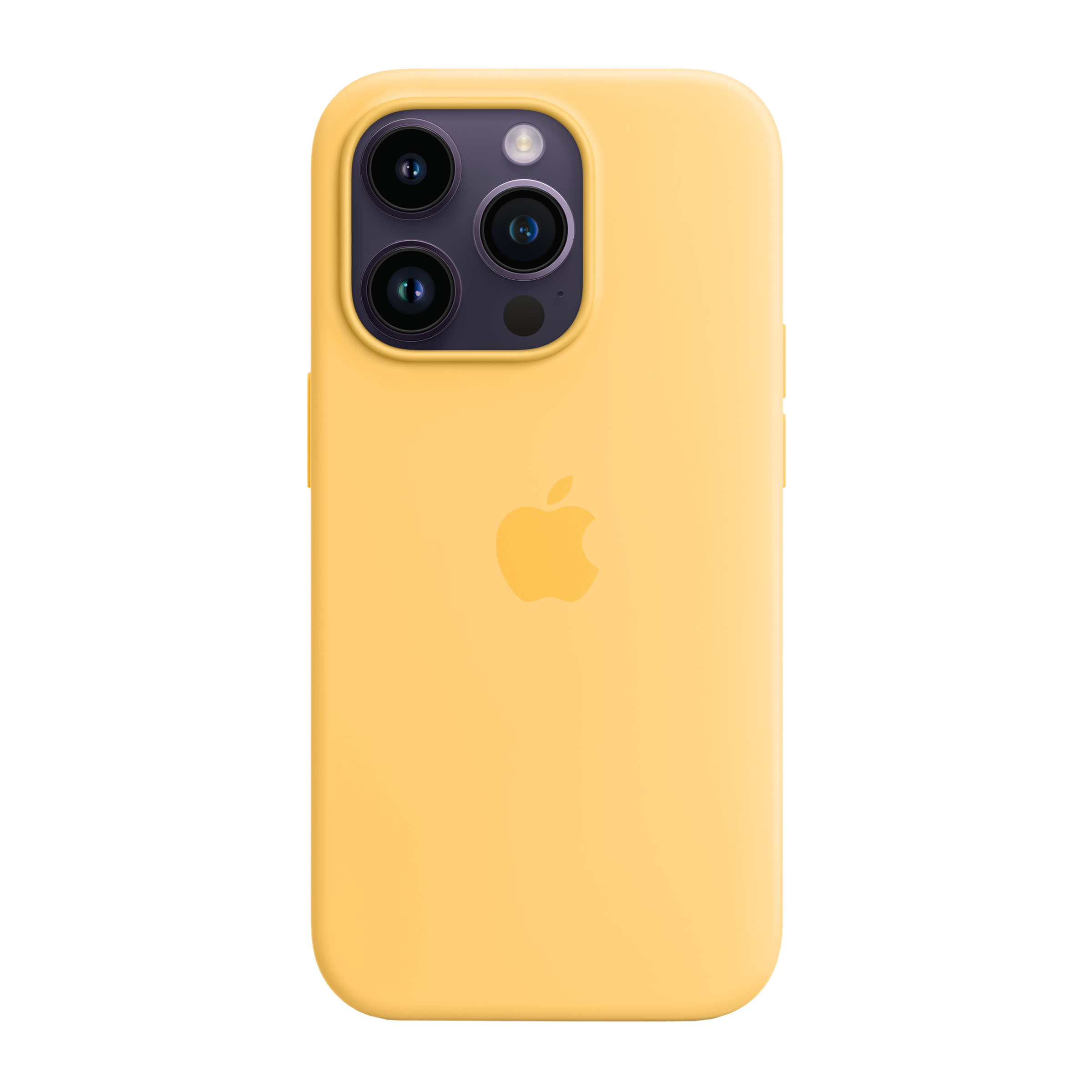Apple Soft Silicone Back Cover for Apple iPhone 14 Pro (MagSafe Charging Support, Sunglow) Apple Soft Silicone Back Cover for Apple iPhone 14 Pro (MagSafe Charging Support, Sunglow)_1