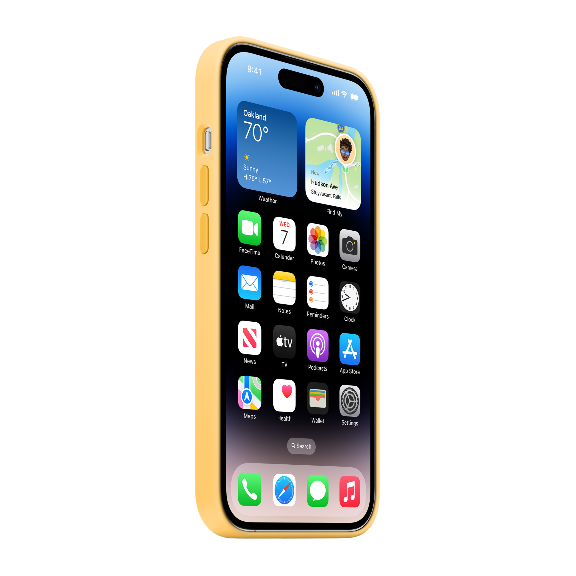 Apple Soft Silicone Back Cover for Apple iPhone 14 Pro (MagSafe Charging Support, Sunglow) Apple Soft Silicone Back Cover for Apple iPhone 14 Pro (MagSafe Charging Support, Sunglow)_3