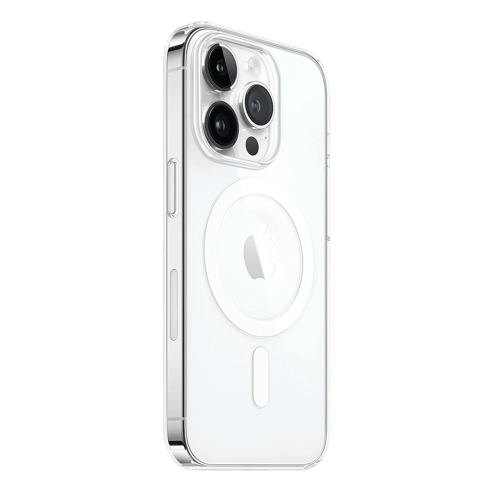 Apple Polycarbonate Back Cover for Apple iPhone 14 Pro (Built-in Magnets, Clear)_2