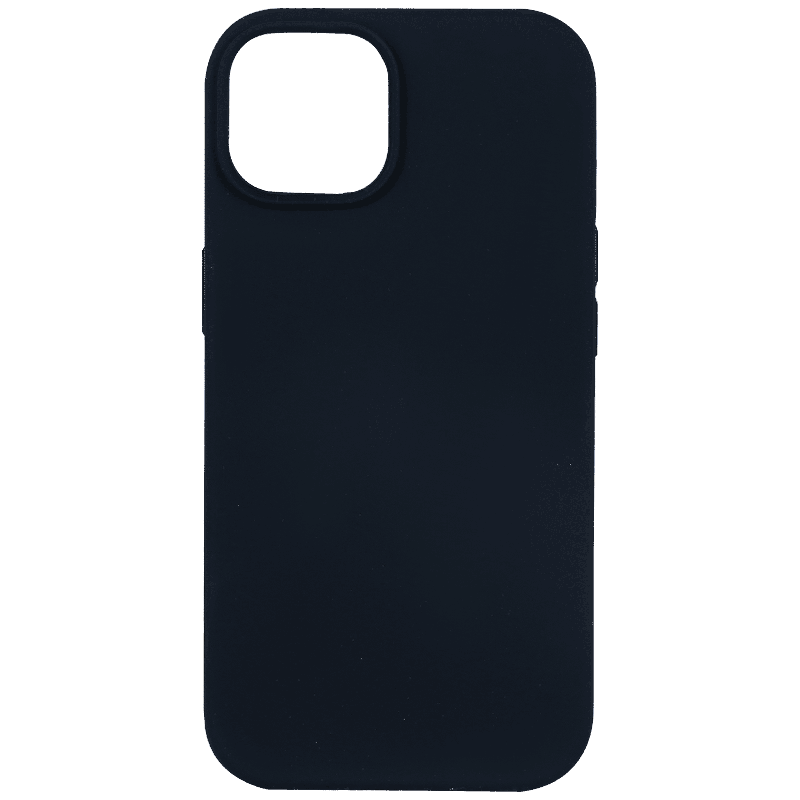 Croma Soft Silicone Back Case for Apple iPhone 14 (Apple Compatible, Black)_2