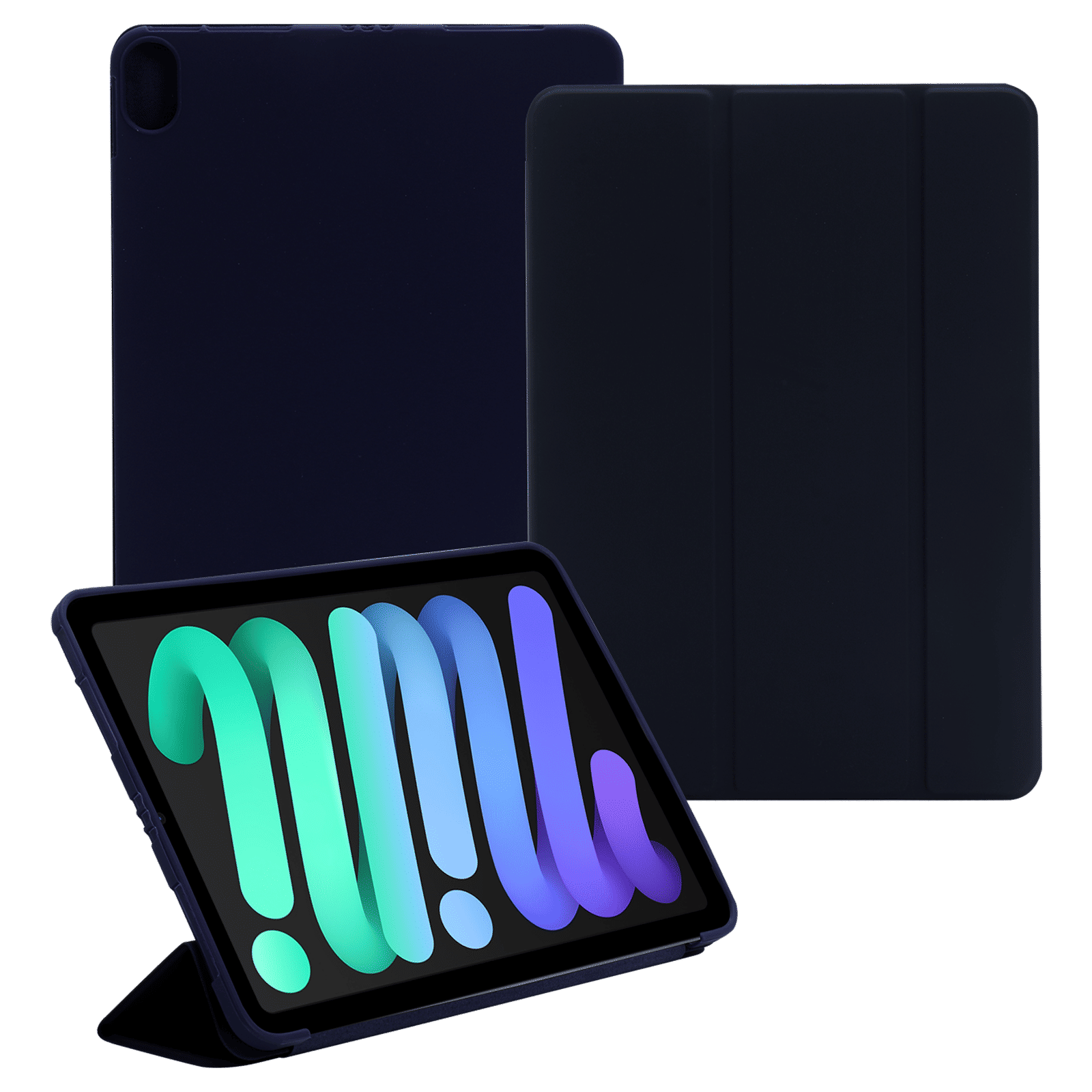 Croma Flip Cover for Apple iPad 10.9 Inch (Apple Compatible, Blue)_7
