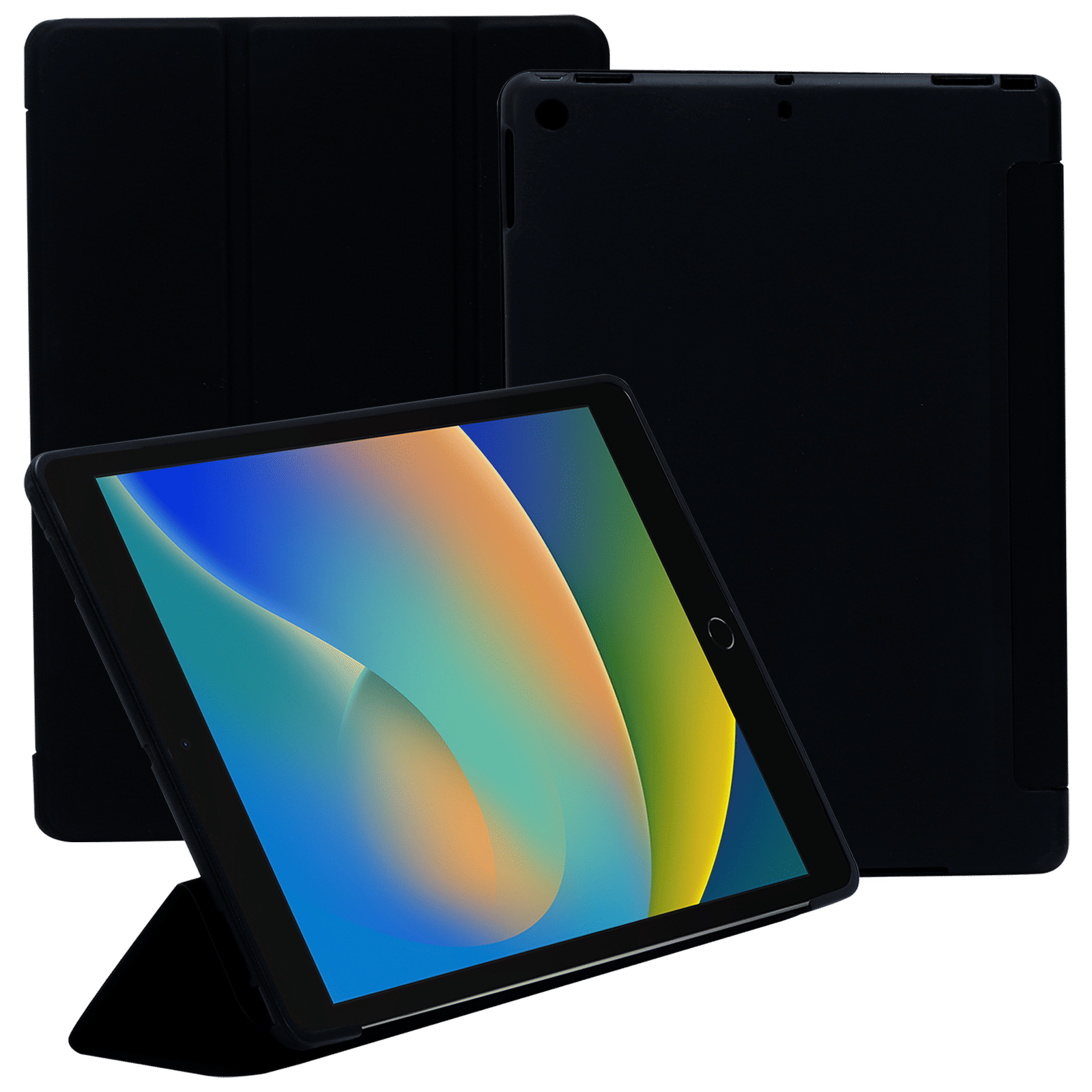 Croma Flip Cover for Apple iPad 10.2 Inch (Apple Compatible, Black)_7