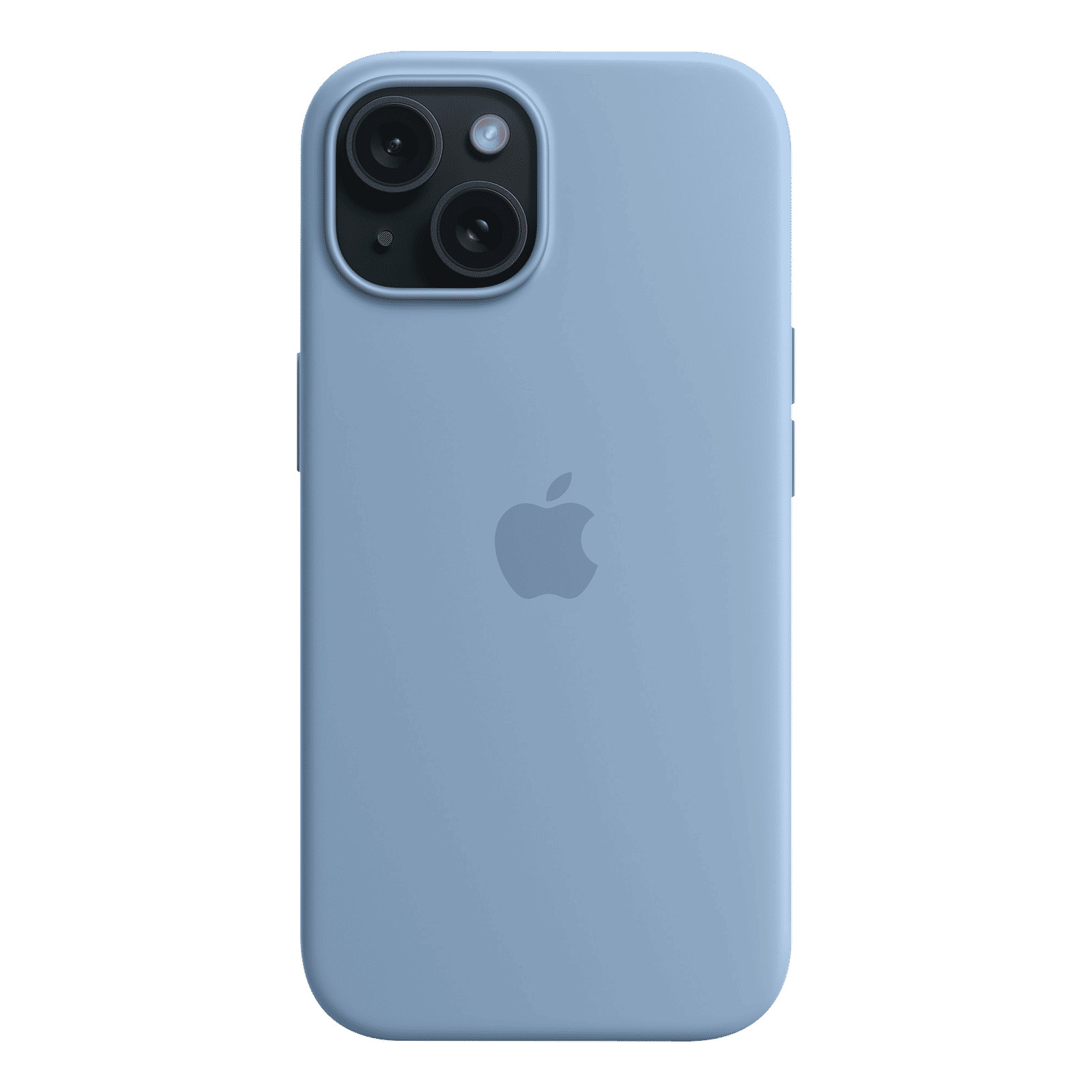 Apple Soft Silicone Back Cover for Apple iPhone 15 (MagSafe Charging Support, Winter Blue) Apple Soft Silicone Back Cover for Apple iPhone 15 (MagSafe Charging Support, Winter Blue)_5