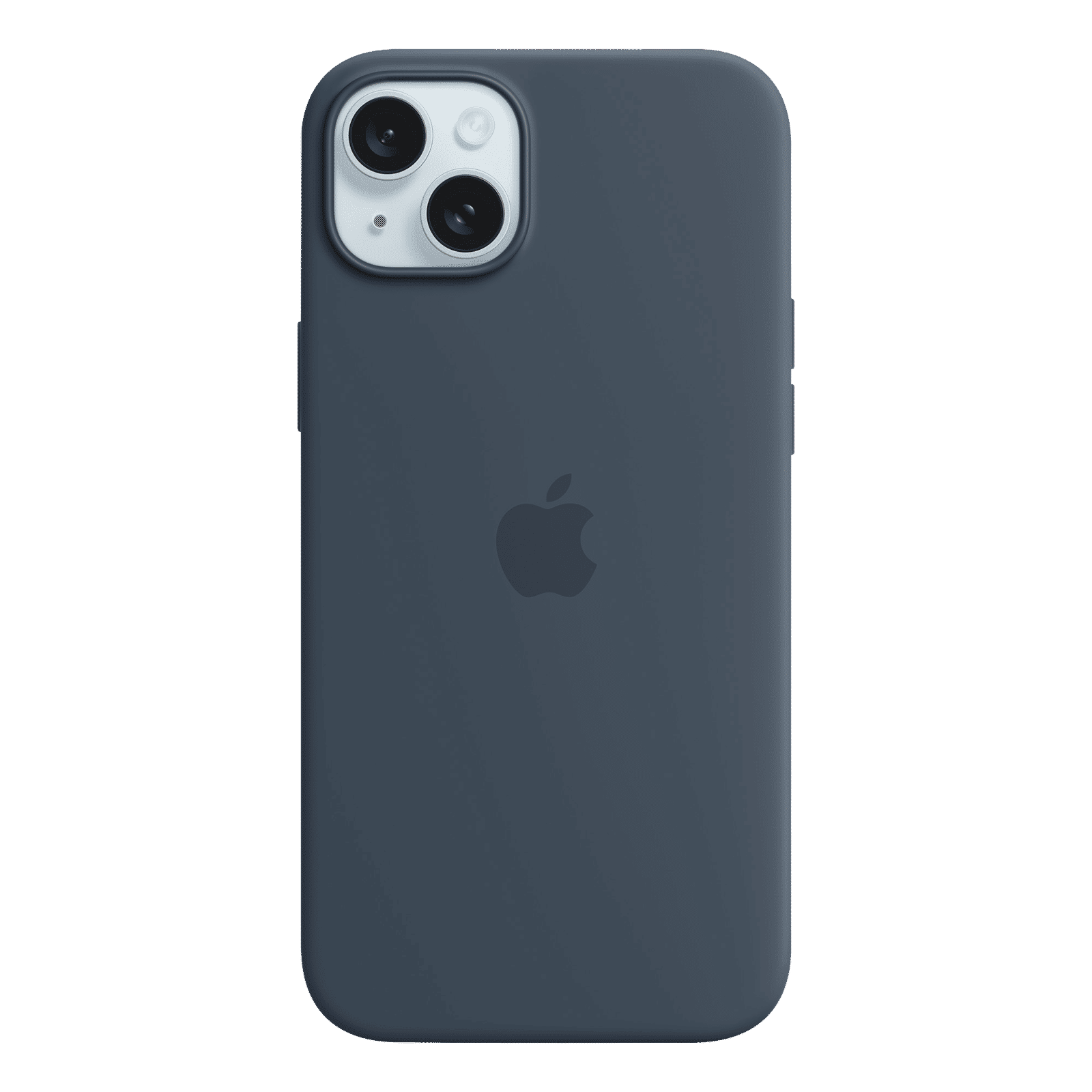 Apple Soft Silicone Back Cover for Apple iPhone 15 Plus (MagSafe Charging Support, Storm Blue) Apple Soft Silicone Back Cover for Apple iPhone 15 Plus (MagSafe Charging Support, Storm Blue)_1