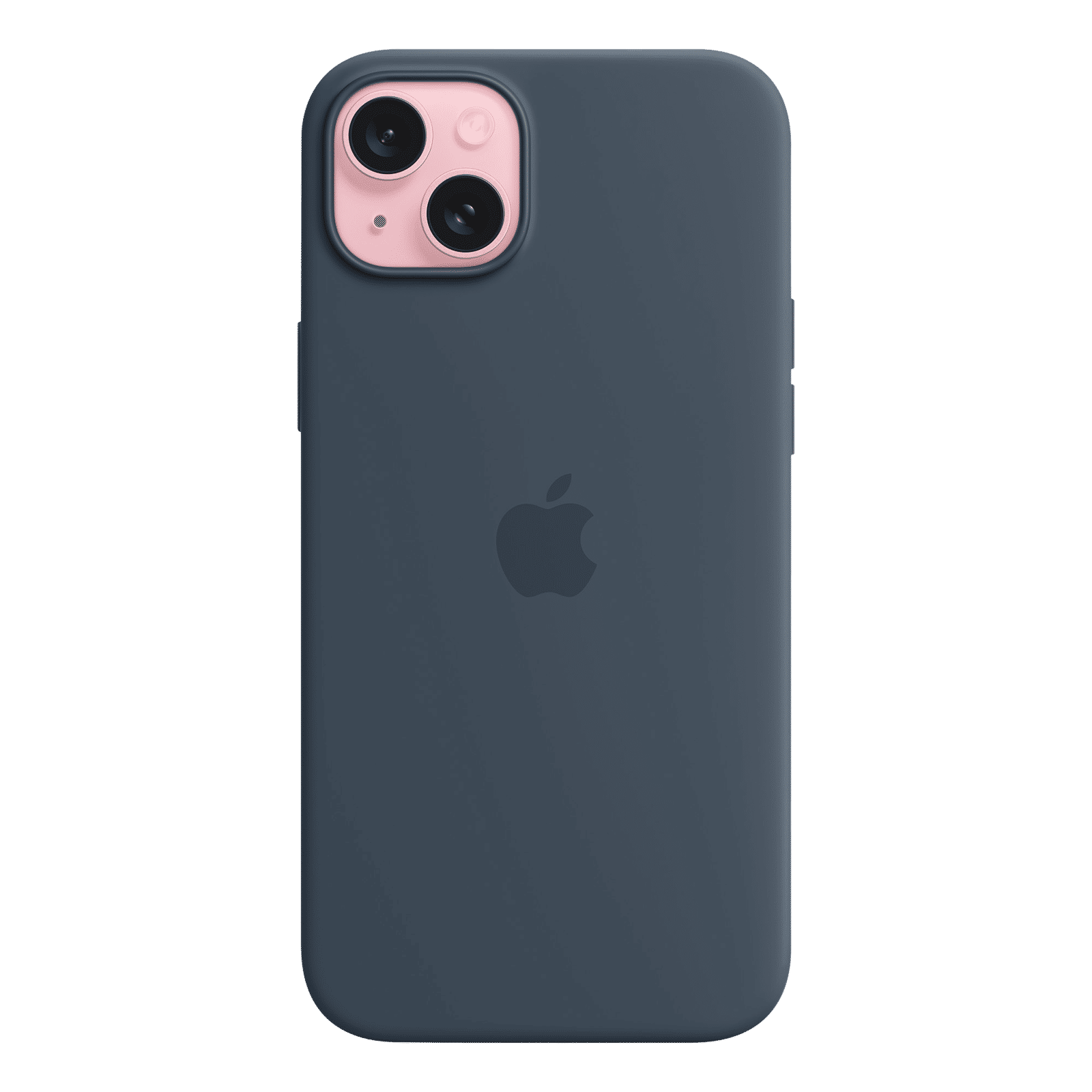 Apple Soft Silicone Back Cover for Apple iPhone 15 Plus (MagSafe Charging Support, Storm Blue) Apple Soft Silicone Back Cover for Apple iPhone 15 Plus (MagSafe Charging Support, Storm Blue)_2