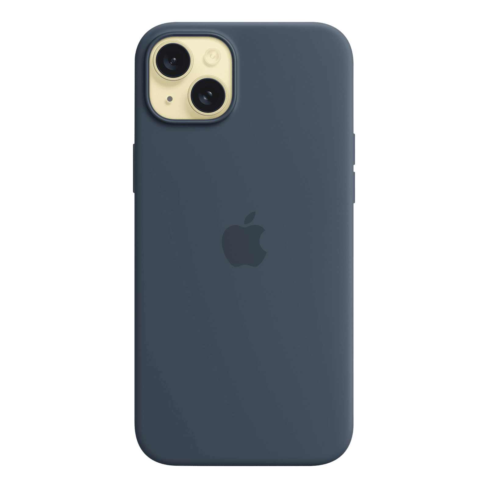 Apple Soft Silicone Back Cover for Apple iPhone 15 Plus (MagSafe Charging Support, Storm Blue) Apple Soft Silicone Back Cover for Apple iPhone 15 Plus (MagSafe Charging Support, Storm Blue)_3
