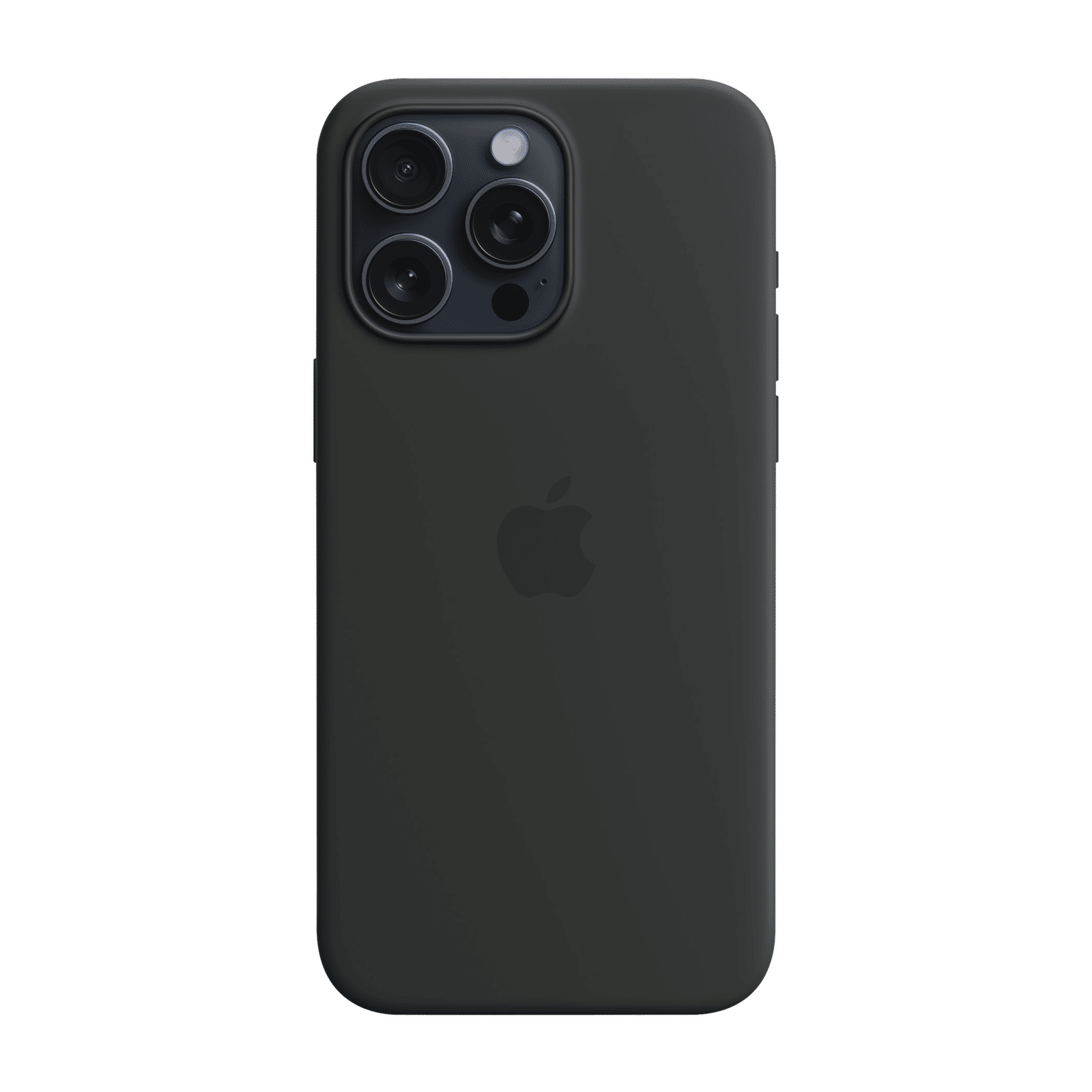 Apple Soft Silicone Back Cover for Apple iPhone 15 Pro Max (MagSafe Charging Support, Black) Apple Soft Silicone Back Cover for Apple iPhone 15 Pro Max (MagSafe Charging Support, Black)_2