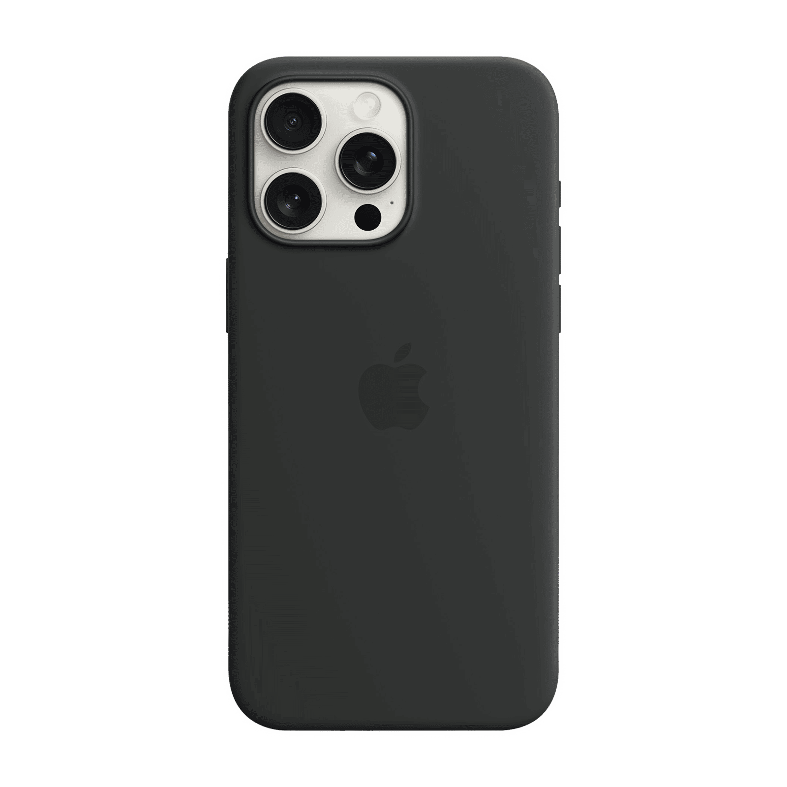 Apple Soft Silicone Back Cover for Apple iPhone 15 Pro Max (MagSafe Charging Support, Black) Apple Soft Silicone Back Cover for Apple iPhone 15 Pro Max (MagSafe Charging Support, Black)_3