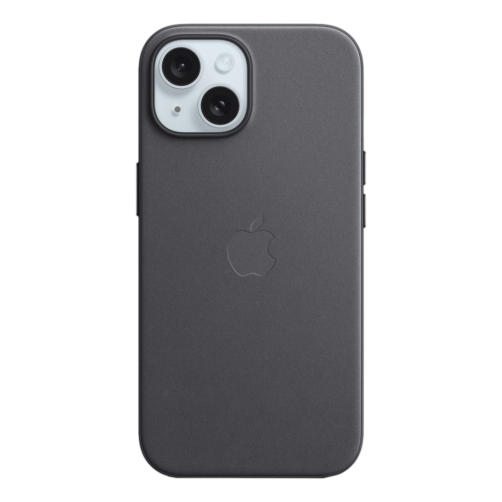Apple Soft FineWoven Back Cover for Apple iPhone 15 (MagSafe Charging Support, Black)_1