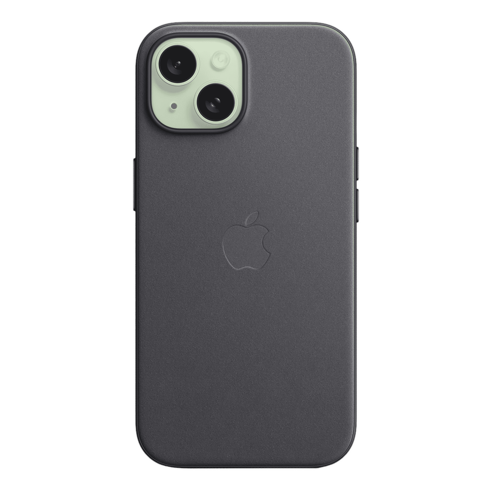 Apple Soft FineWoven Back Cover for Apple iPhone 15 (MagSafe Charging Support, Black)_4