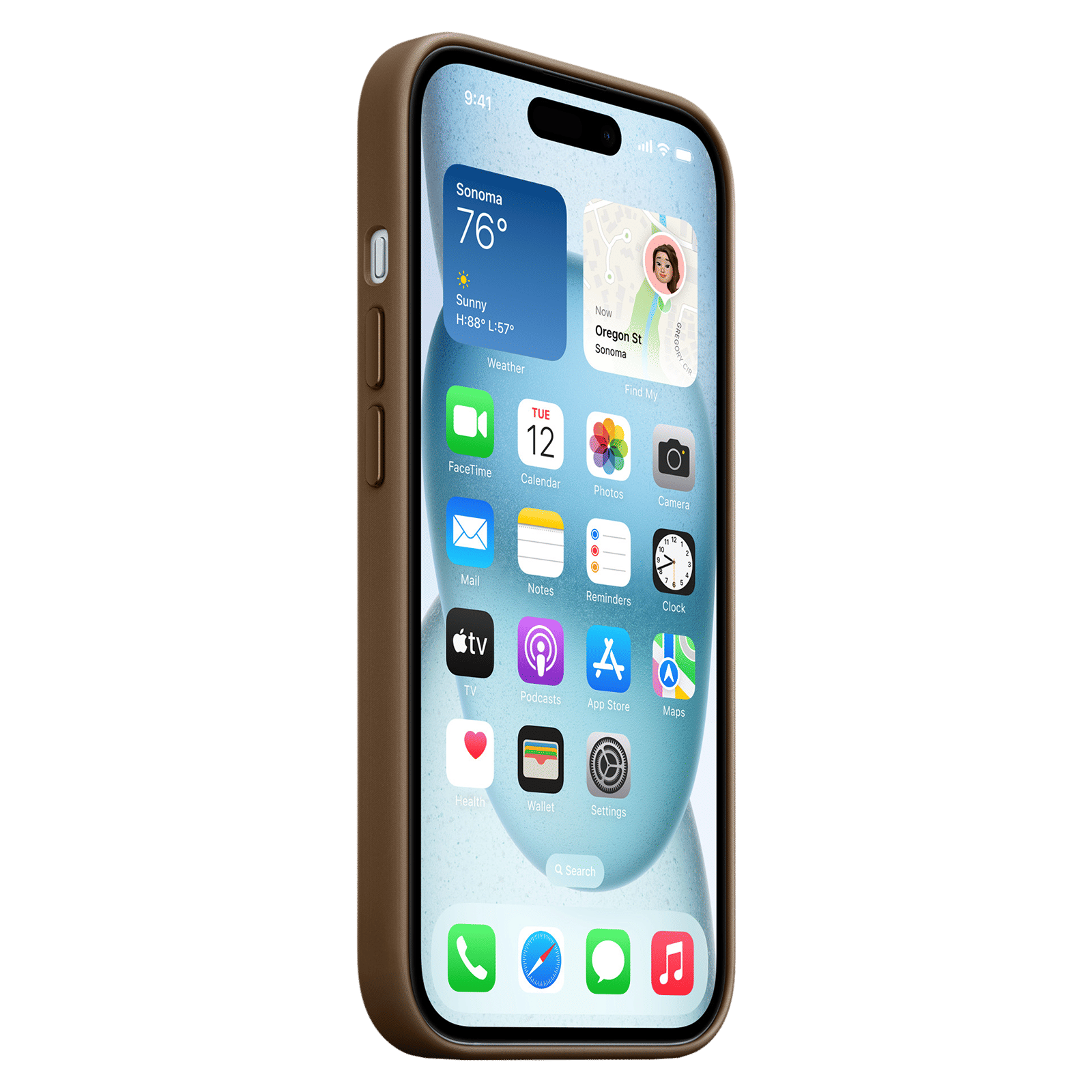 Apple Soft FineWoven Back Cover for Apple iPhone 15 (MagSafe Charging Support, Taupe) Apple Soft FineWoven Back Cover for Apple iPhone 15 (MagSafe Charging Support, Taupe)_7