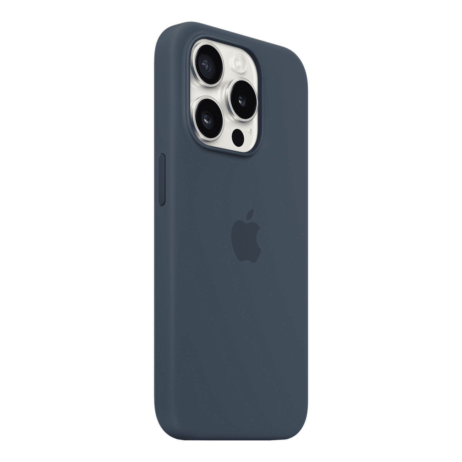 Apple Soft Silicone Back Cover for Apple iPhone 15 Pro (MagSafe Charging Support, Storm Blue) Apple Soft Silicone Back Cover for Apple iPhone 15 Pro (MagSafe Charging Support, Storm Blue)_5