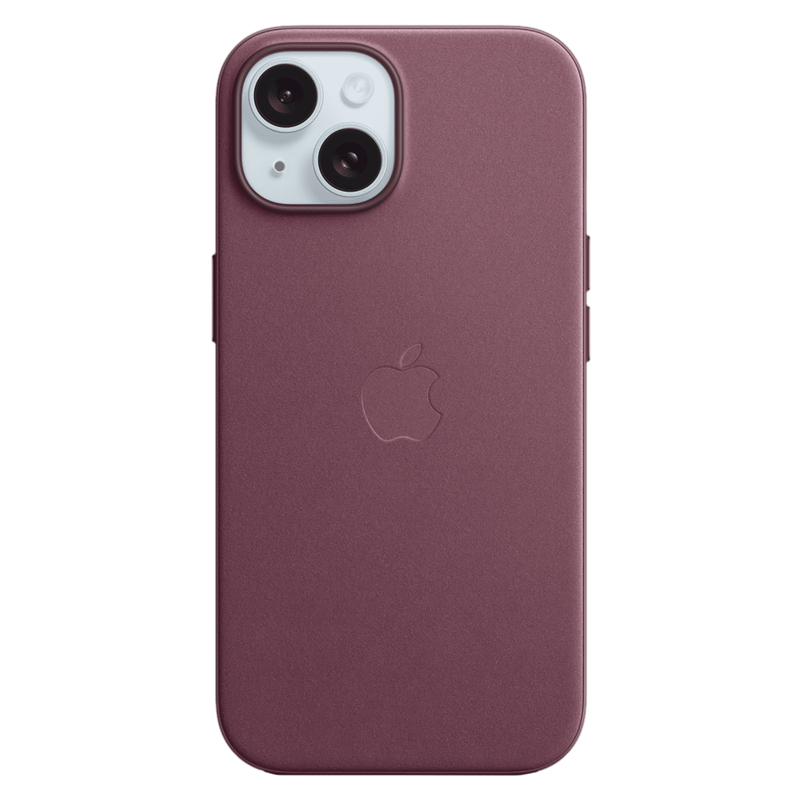 Apple Soft FineWoven Back Cover for Apple iPhone 15 (MagSafe Charging Support, Mulberry)_1