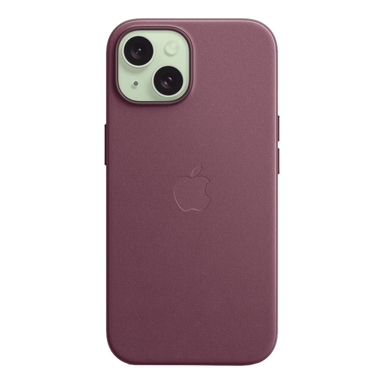 Apple Soft FineWoven Back Cover for Apple iPhone 15 (MagSafe Charging Support, Mulberry)_4