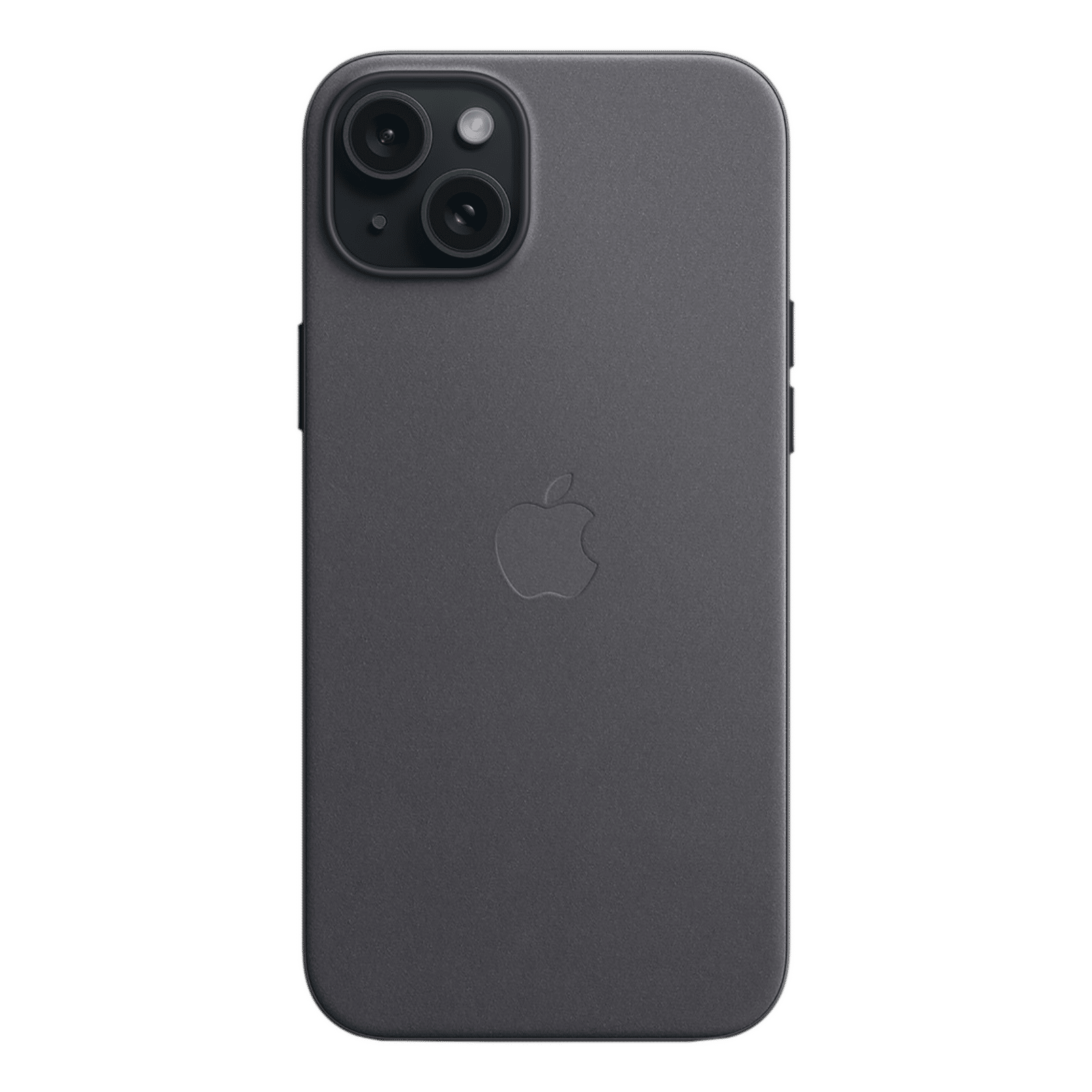 Apple Soft FineWoven Back Cover for Apple iPhone 15 Plus (MagSafe Charging Support, Black)_5
