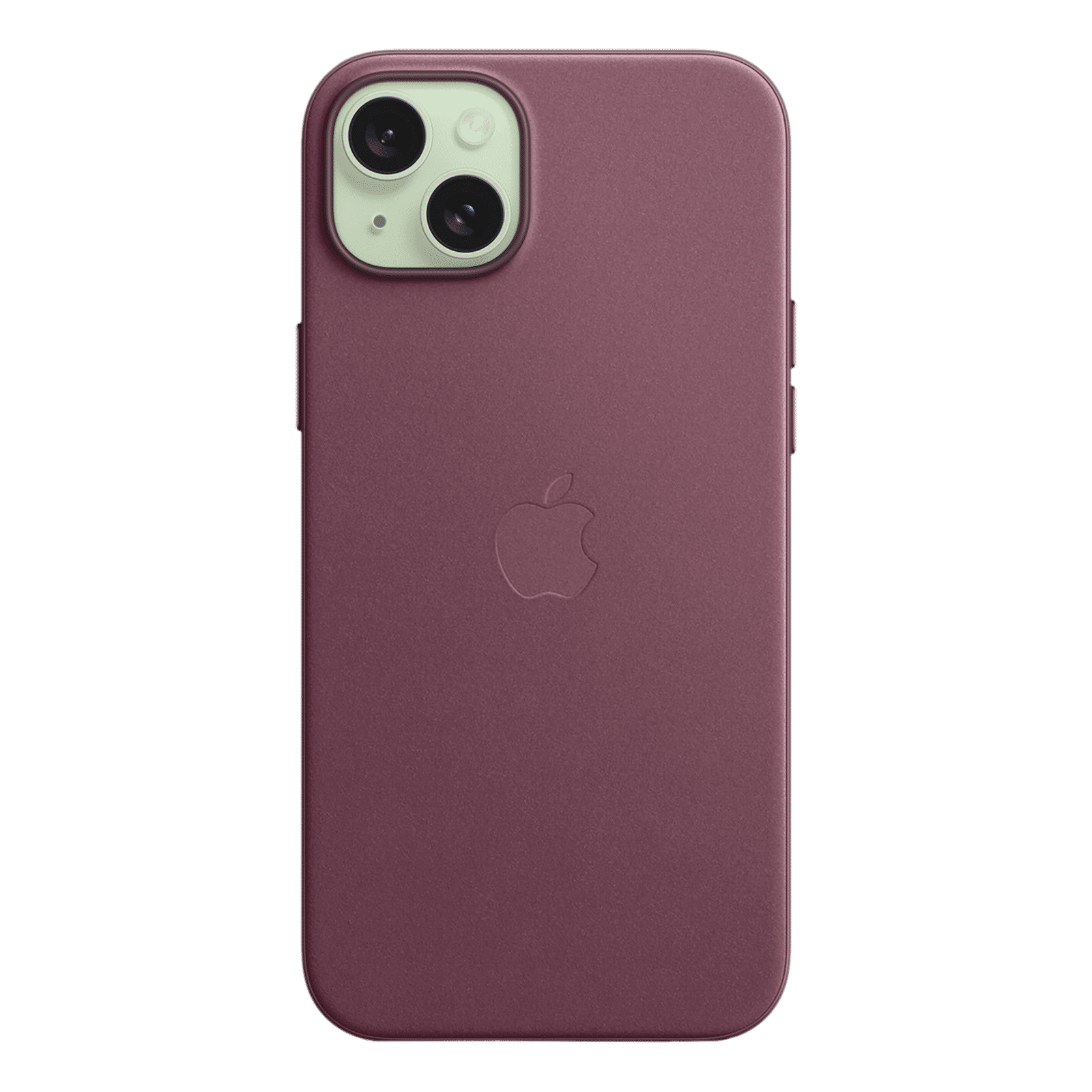 Apple Soft FineWoven Back Cover for Apple iPhone 15 Plus (MagSafe Charging Support, Mulberry)_4