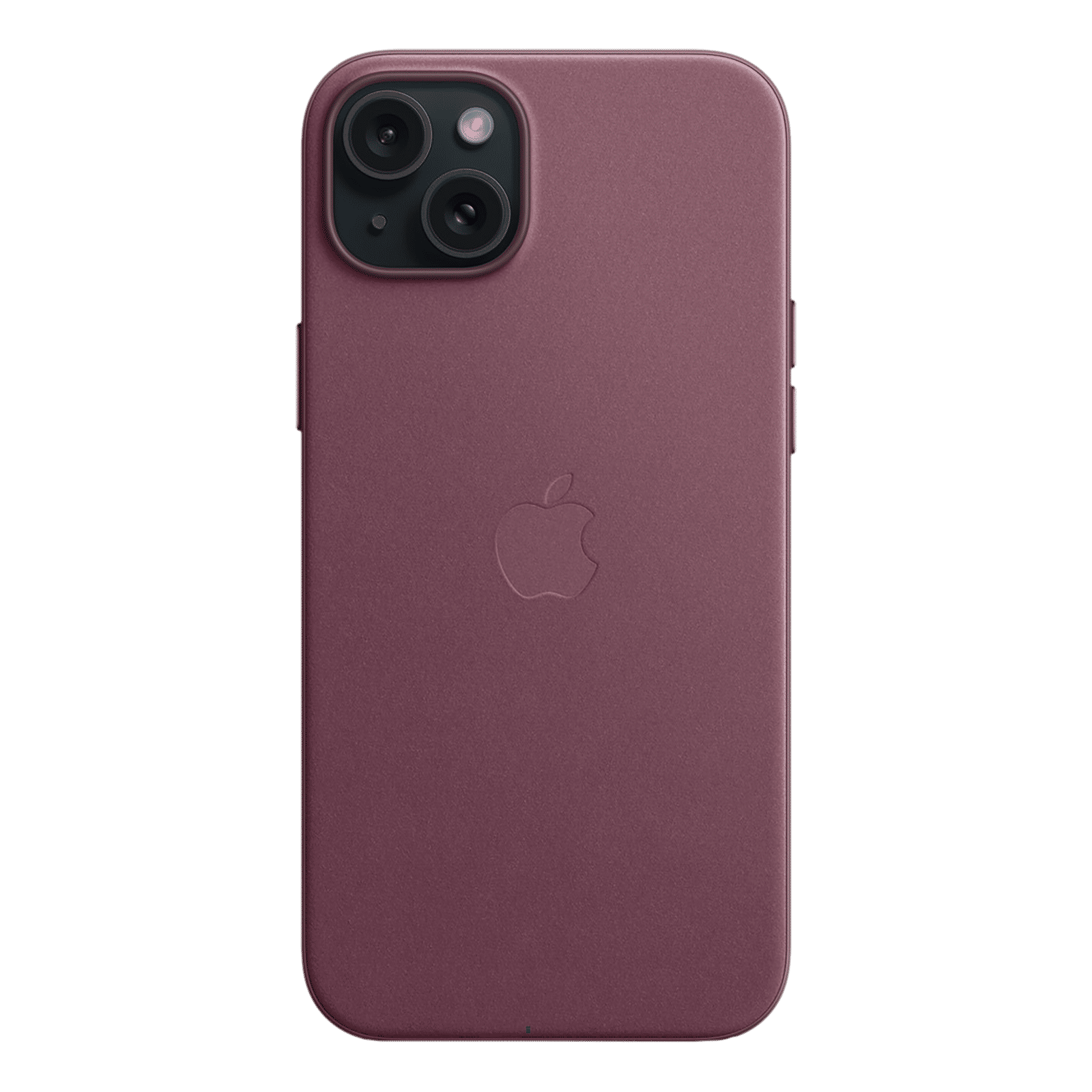 Apple Soft FineWoven Back Cover for Apple iPhone 15 Plus (MagSafe Charging Support, Mulberry)_5