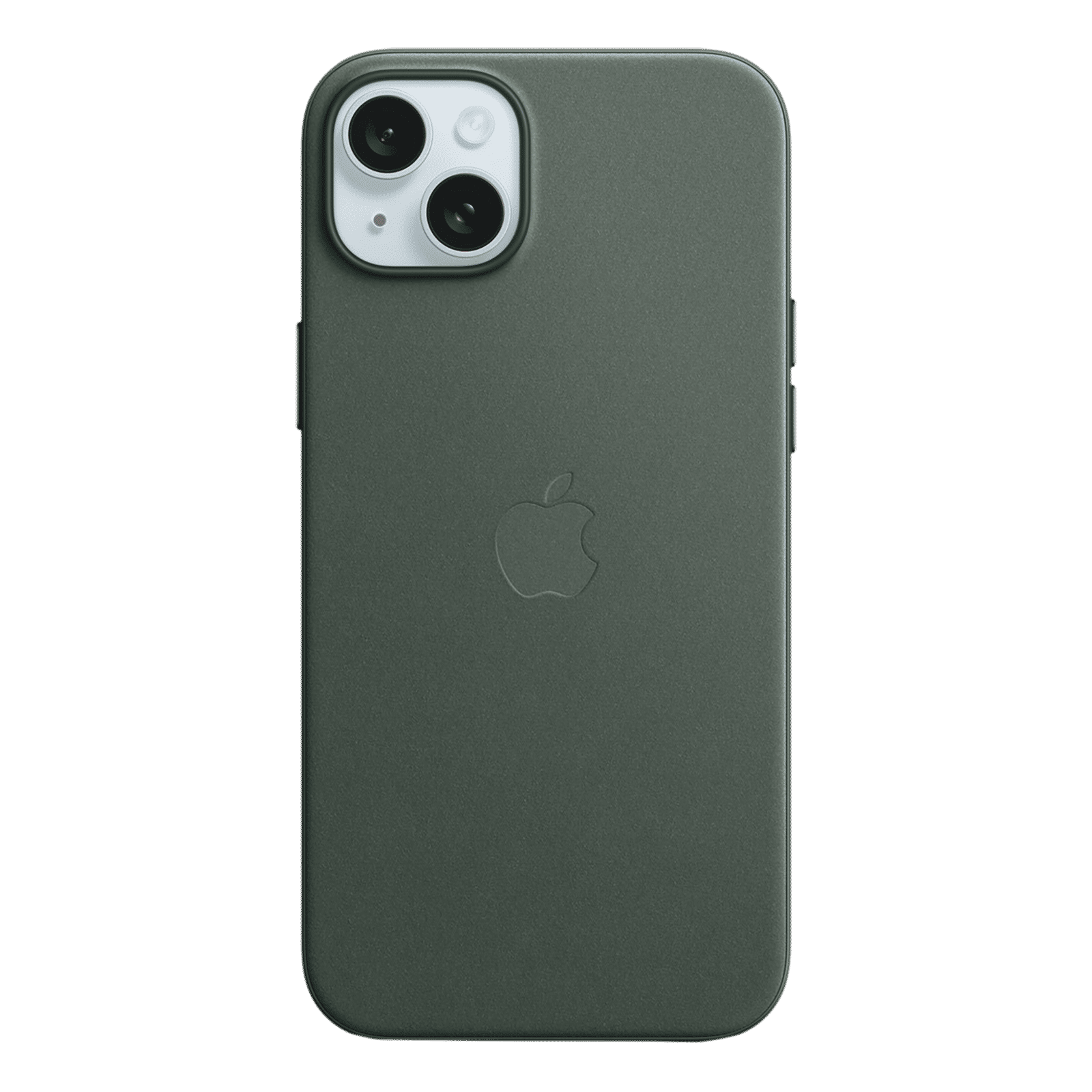 Apple Soft FineWoven Back Cover for Apple iPhone 15 Plus (MagSafe Charging Support, Evergreen) Apple Soft FineWoven Back Cover for Apple iPhone 15 Plus (MagSafe Charging Support, Evergreen)_1