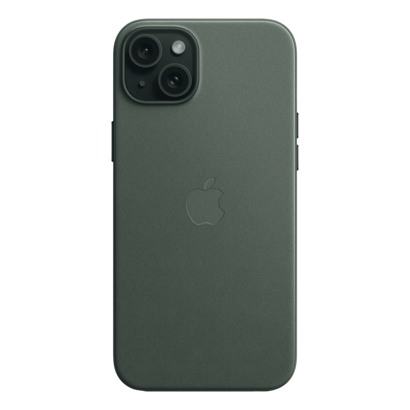 Apple Soft FineWoven Back Cover for Apple iPhone 15 Plus (MagSafe Charging Support, Evergreen) Apple Soft FineWoven Back Cover for Apple iPhone 15 Plus (MagSafe Charging Support, Evergreen)_5
