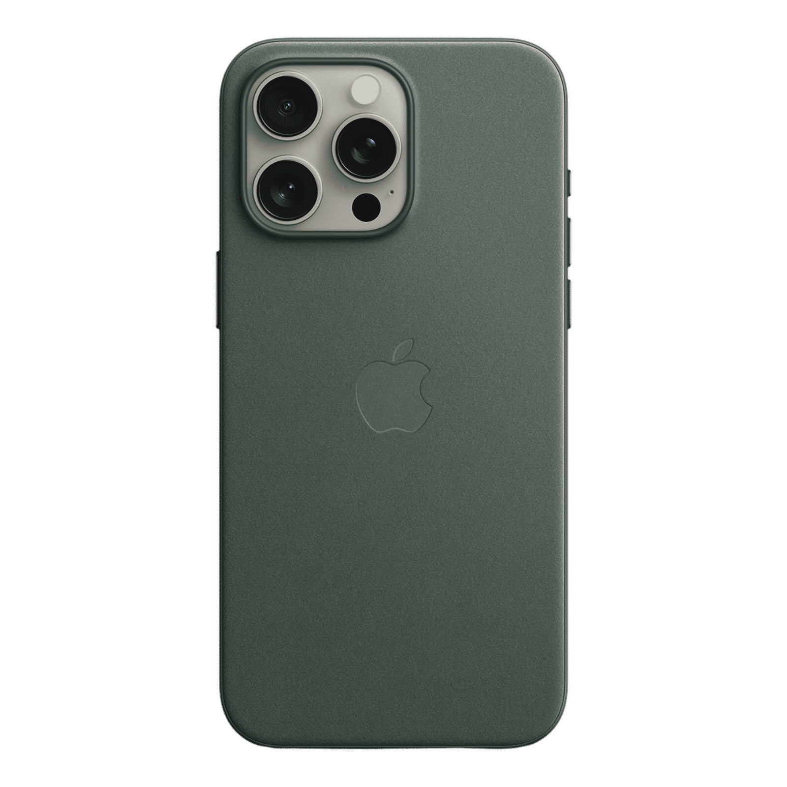 Apple Soft FineWoven Back Cover for Apple iPhone 15 Pro Max (MagSafe Charging Support, Evergreen) Apple Soft FineWoven Back Cover for Apple iPhone 15 Pro Max (MagSafe Charging Support, Evergreen)_1