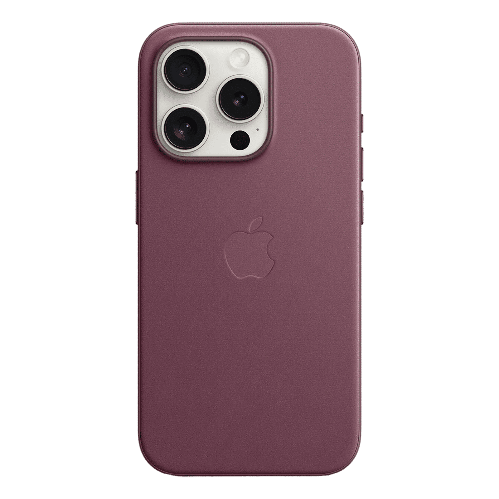 Apple Soft FineWoven Back Cover for Apple iPhone 15 Pro (MagSafe Charging Support, Mulberry) Apple Soft FineWoven Back Cover for Apple iPhone 15 Pro (MagSafe Charging Support, Mulberry)_3
