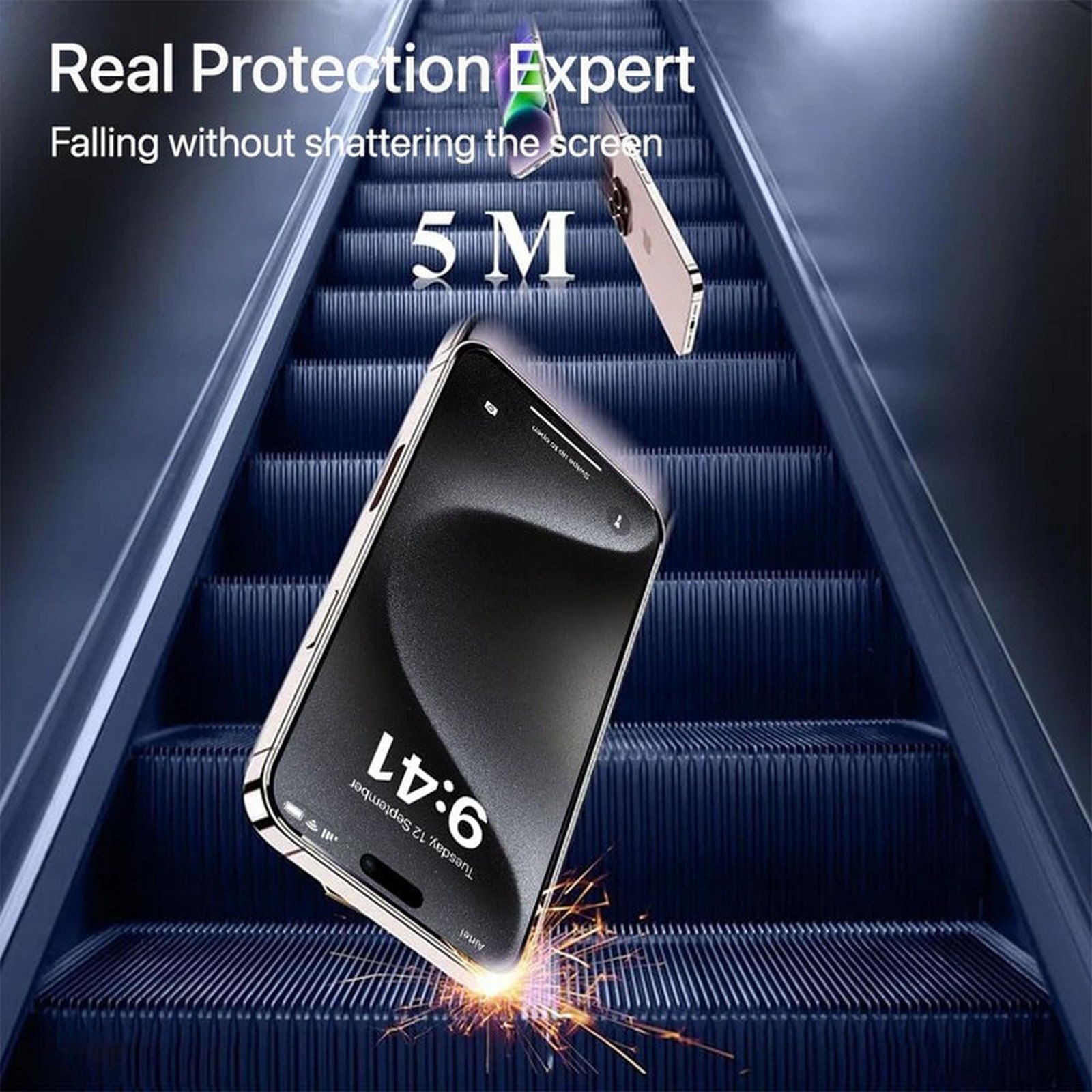 Dr. Vaku 2IN1 Defence Tempered Glass & Silicon Back Cover Combo for Apple iPhone 15 Pro Max (Anti-Scratch Design, Clear)_4
