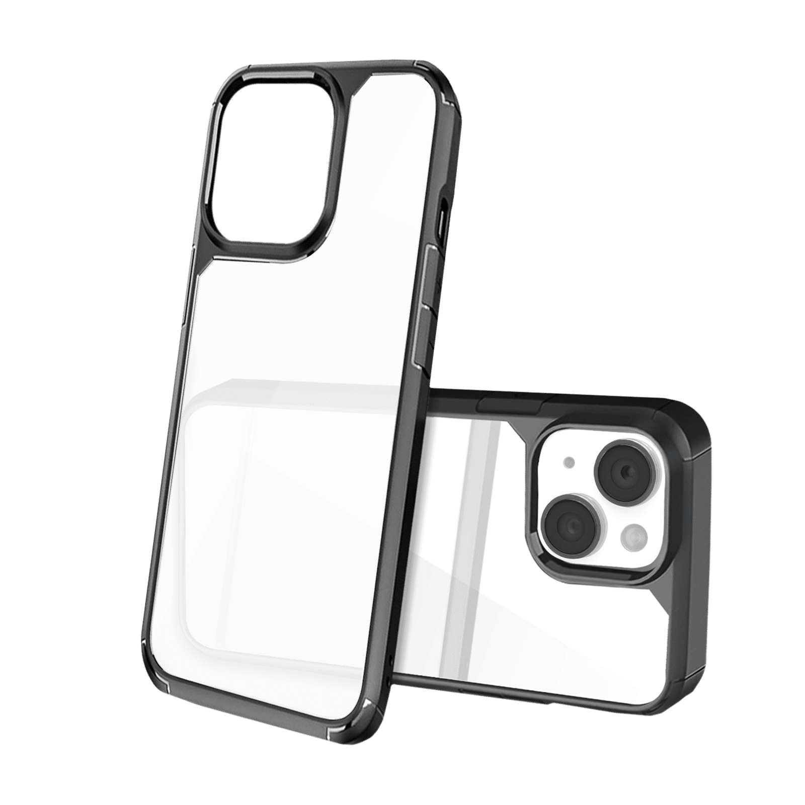 GRIPP Defender Hard TPU & Polycarbonate Back Cover for Apple iPhone 15 Plus (Anti-Bacterial Technology, Black)_3