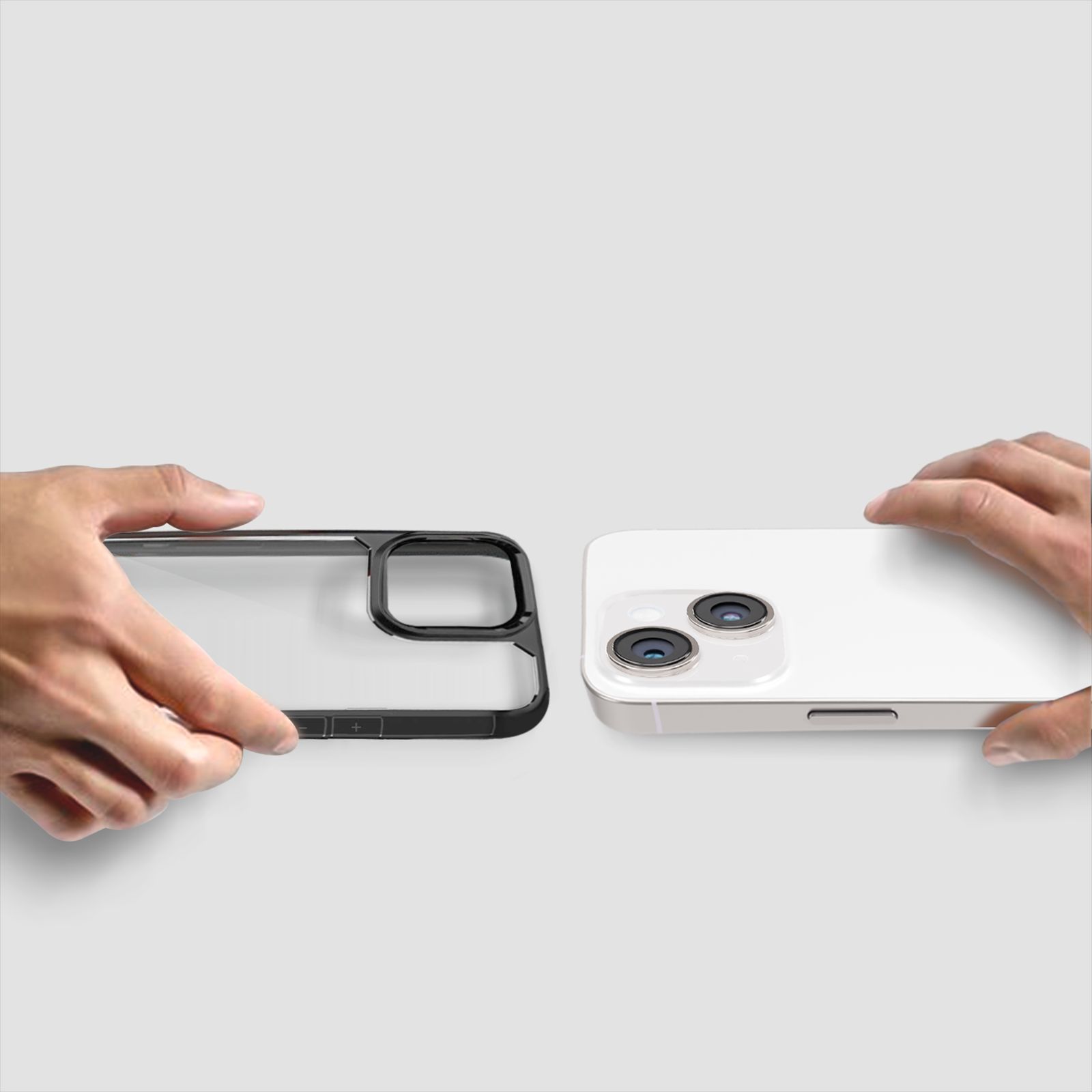 GRIPP Defender Hard TPU & Polycarbonate Back Cover for Apple iPhone 15 Plus (Anti-Bacterial Technology, Black)_5