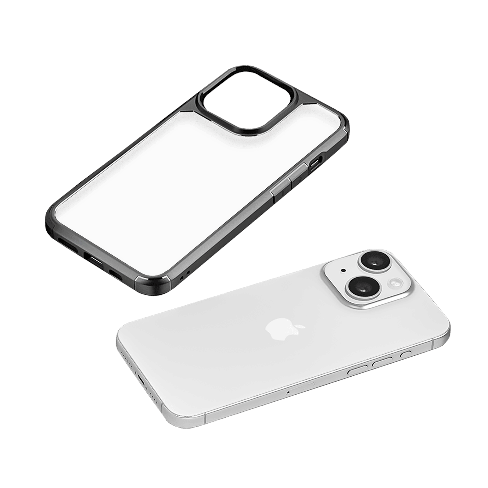 GRIPP Defender Hard TPU & Polycarbonate Back Cover for Apple iPhone 15 Plus (Anti-Bacterial Technology, Black)_6