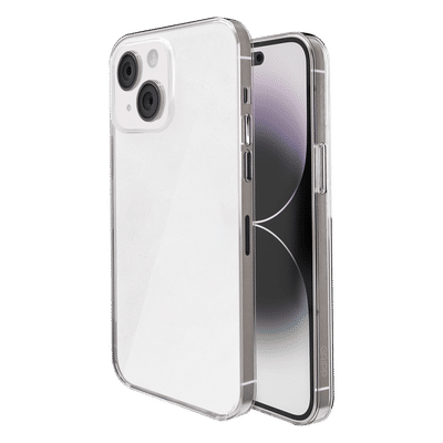GRIPP Ice Frost Hard TPU & Polycarbonate Back Cover for Apple iPhone 15 (Anti Bacterial Technology, Clear)