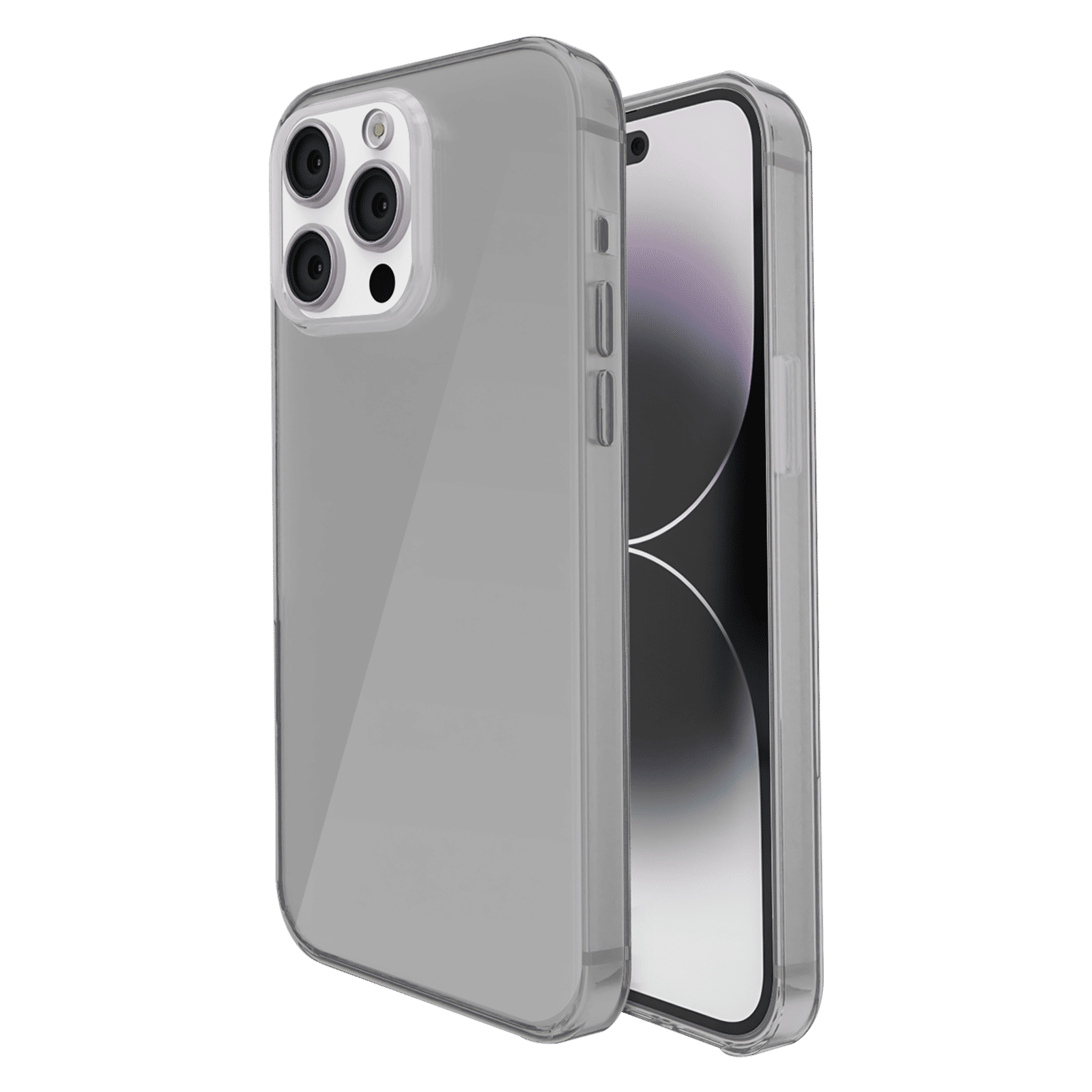 GRIPP Neo Hard TPU & Polycarbonate Back Cover for Apple iPhone 15 Pro Max (Anti-Yellowing Coating, Smoke)_1