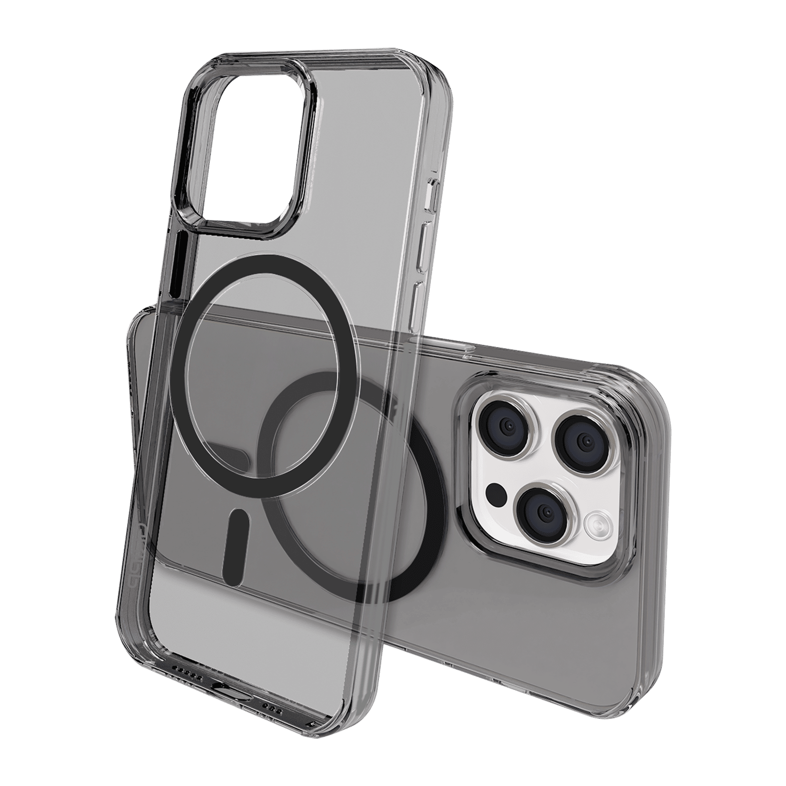 GRIPP Neo Hard & Soft TPU & Polycarbonate Back Cover for Apple iPhone 15 Pro (MagSafe Compatible, Smoke) GRIPP Neo Hard & Soft TPU & Polycarbonate Back Cover for Apple iPhone 15 Pro (MagSafe Compatible, Smoke)_1