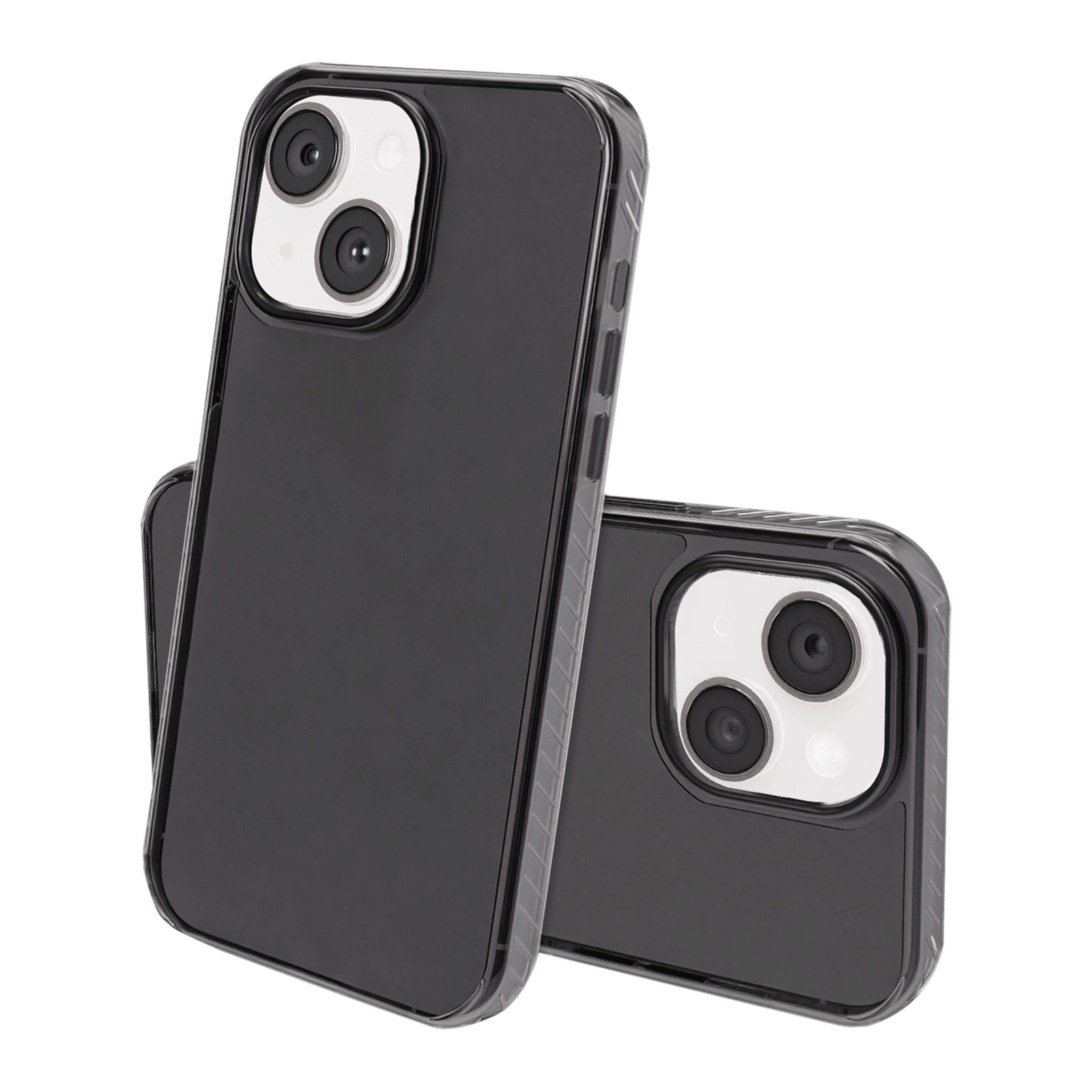 GRIPP Combat Hard TPU & Polycarbonate Back Cover for Apple iPhone 15 Plus (Anti Bacterial Technology, Smoke)_2