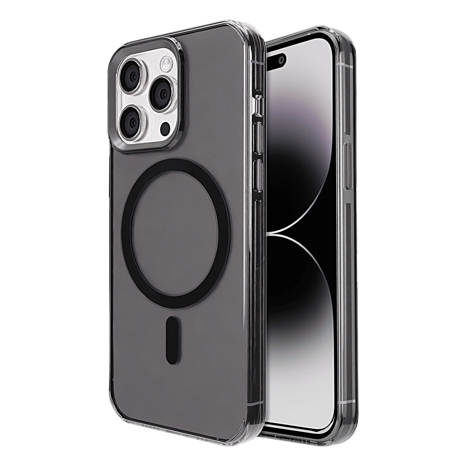 GRIPP Neo Xtreme Hard TPU & Polycarbonate Back Cover for Apple iPhone 15 Pro Max (MagSafe Compatible, Smoke) GRIPP Neo Xtreme Hard TPU & Polycarbonate Back Cover for Apple iPhone 15 Pro Max (MagSafe Compatible, Smoke)_1