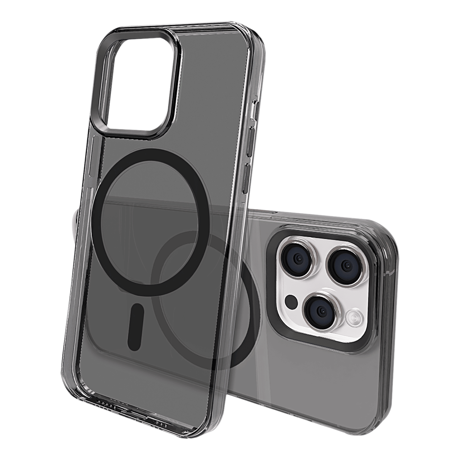 GRIPP Neo Xtreme Hard TPU & Polycarbonate Back Cover for Apple iPhone 15 Pro Max (MagSafe Compatible, Smoke) GRIPP Neo Xtreme Hard TPU & Polycarbonate Back Cover for Apple iPhone 15 Pro Max (MagSafe Compatible, Smoke)_3