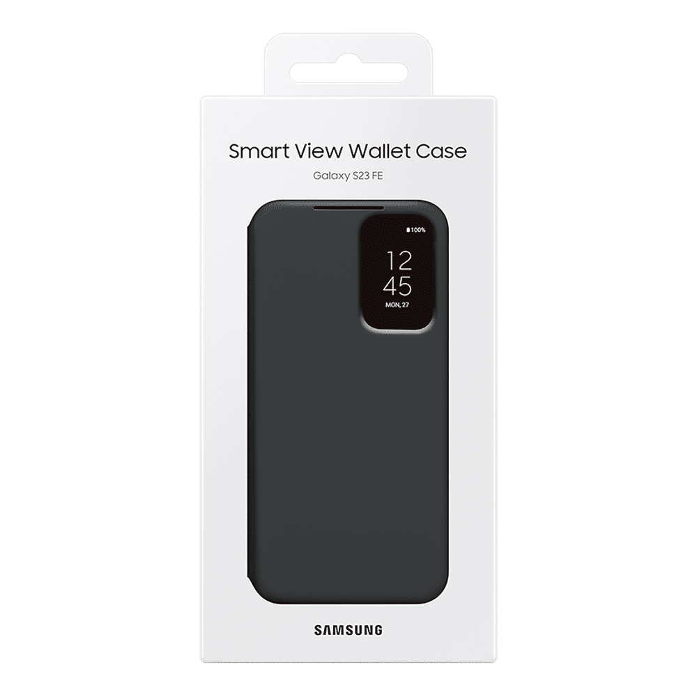 SAMSUNG Soft Bio PU Flip Case for Galaxy S23 FE (Built in Card Pocket, Black) SAMSUNG Soft Bio PU Flip Case for Galaxy S23 FE (Built in Card Pocket, Black)_9