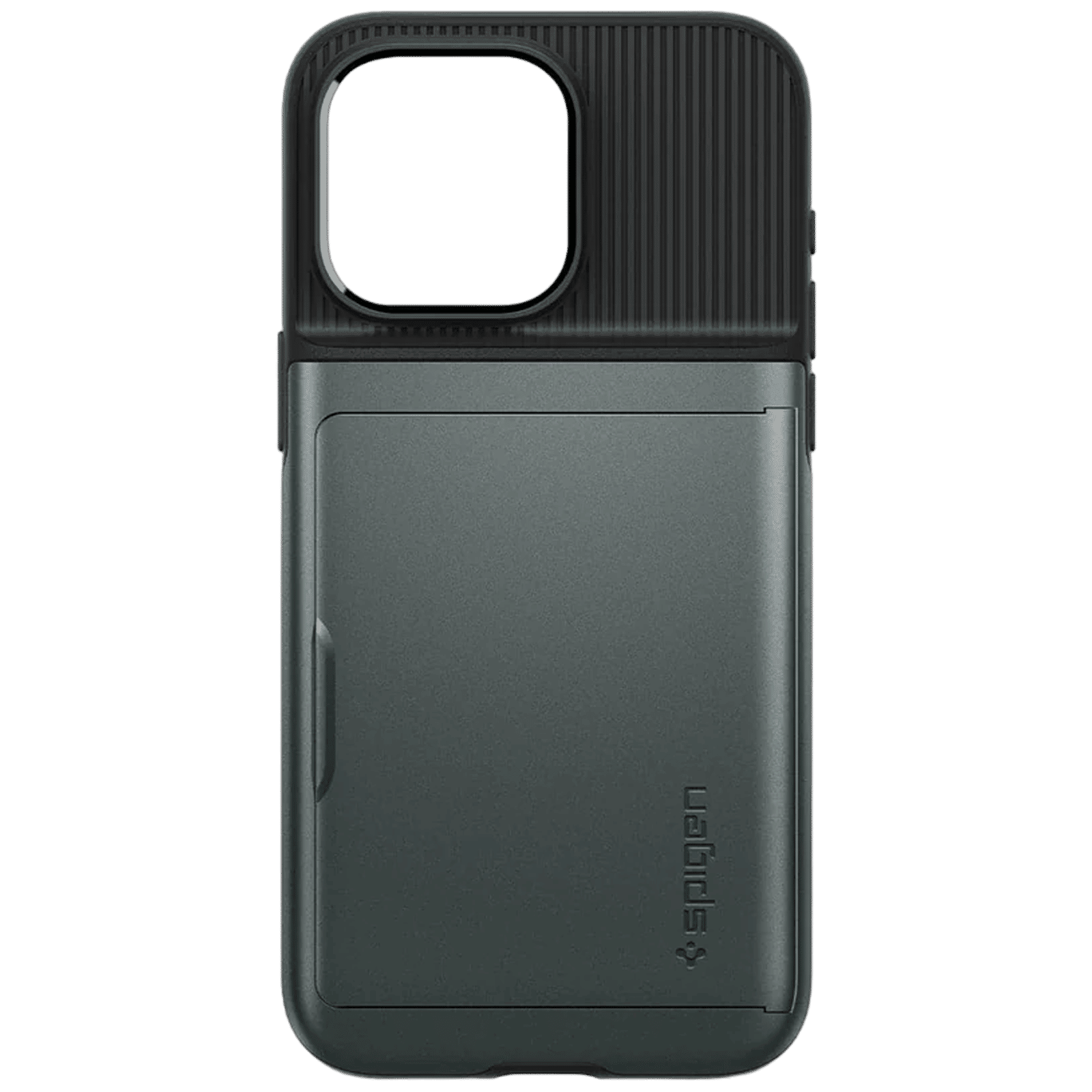 spigen Slim Armor CS PC and TPU Back Cover for iPhone 15 Pro Max (Air Cushion Technology, Abyss Green) spigen Slim Armor CS PC and TPU Back Cover for iPhone 15 Pro Max (Air Cushion Technology, Abyss Green)_2
